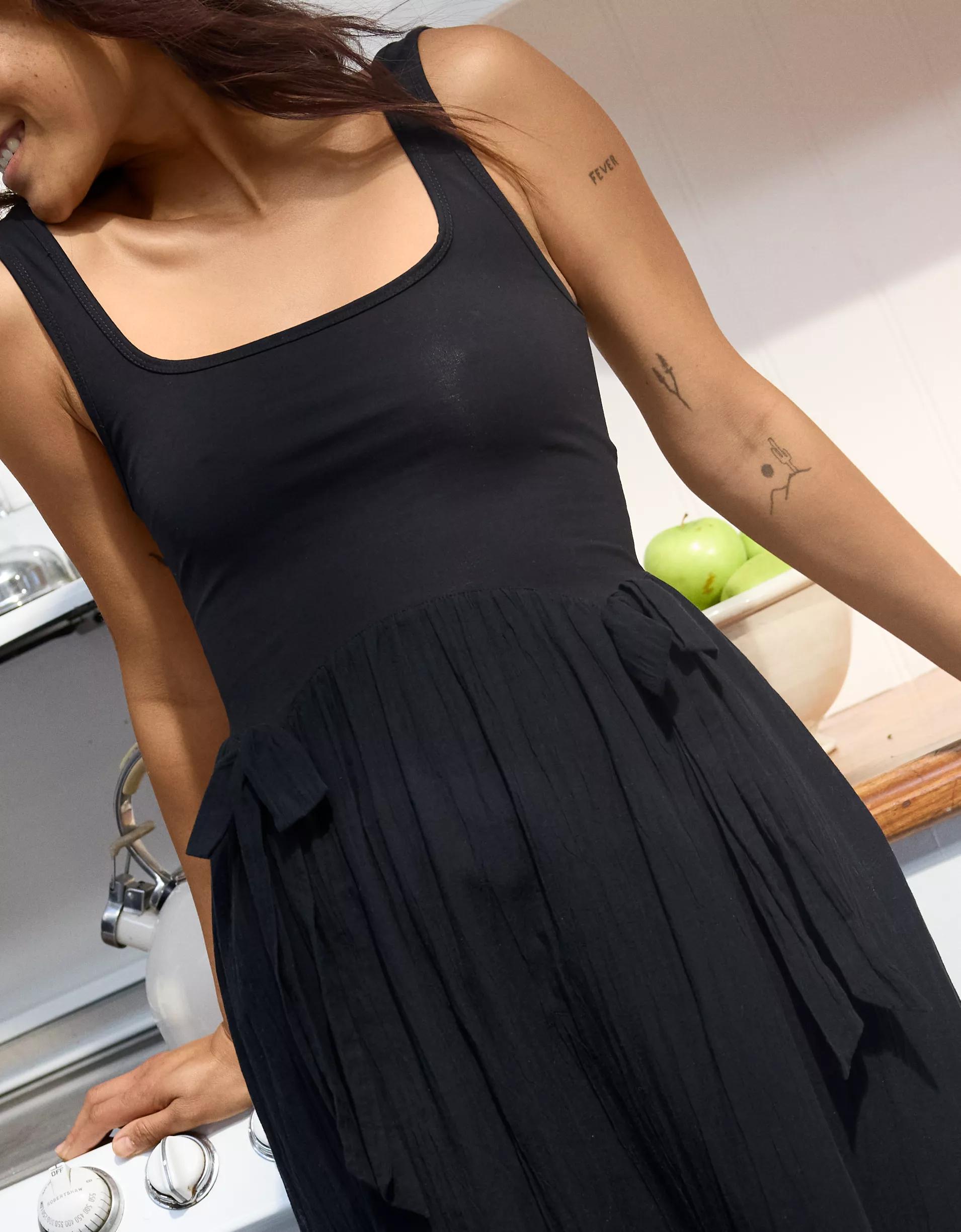 Aerie At The Barre Bow Dress Product Image