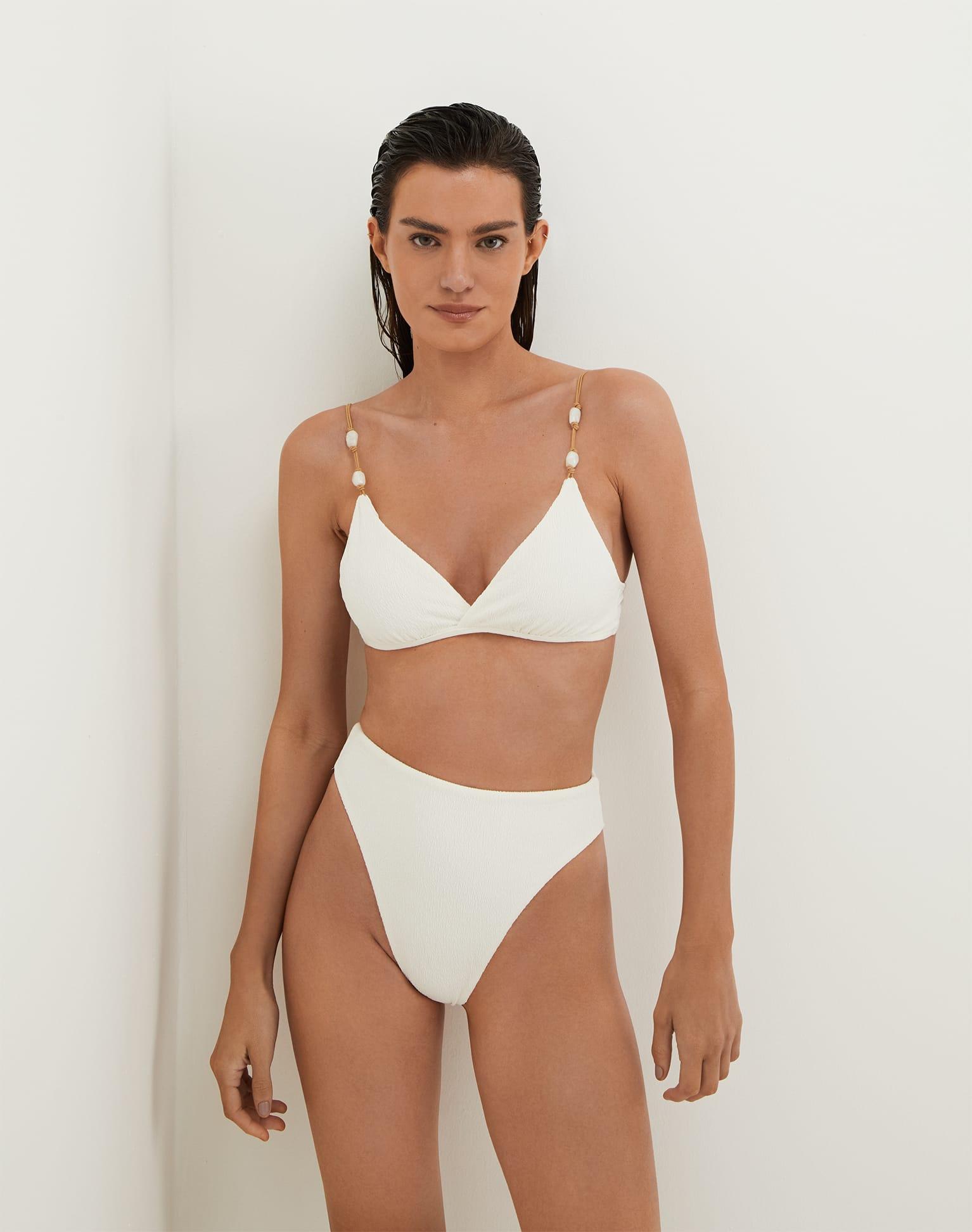 Firenze Gigi Hot Pant Bottom - White Product Image