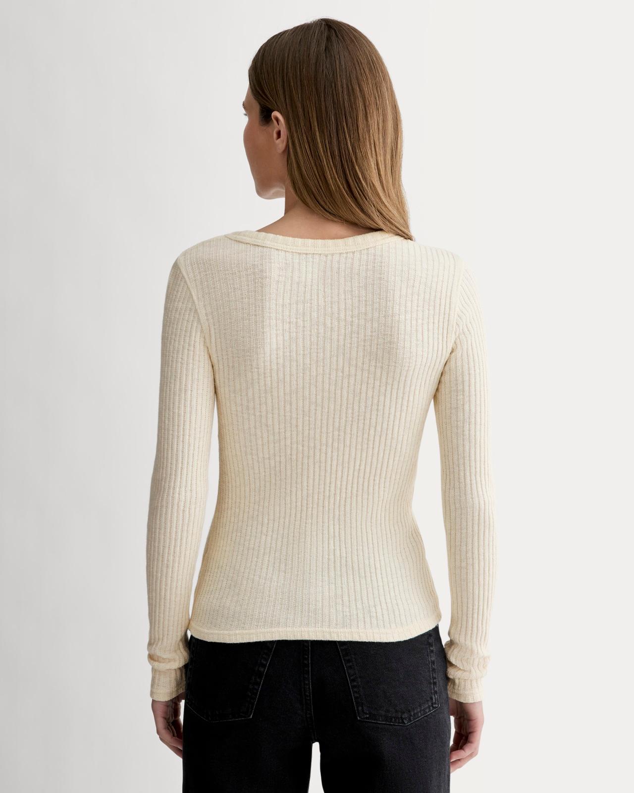 Womens Cozy Rib Long-Sleeve Tee Sweater by Everlane Product Image
