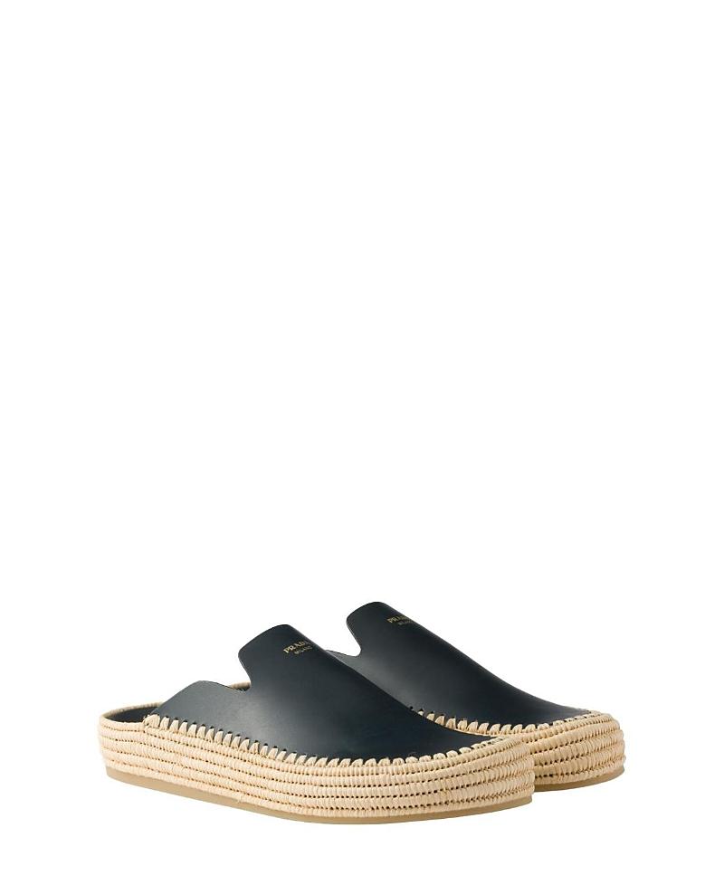 Prada Mens Leather Mules Product Image