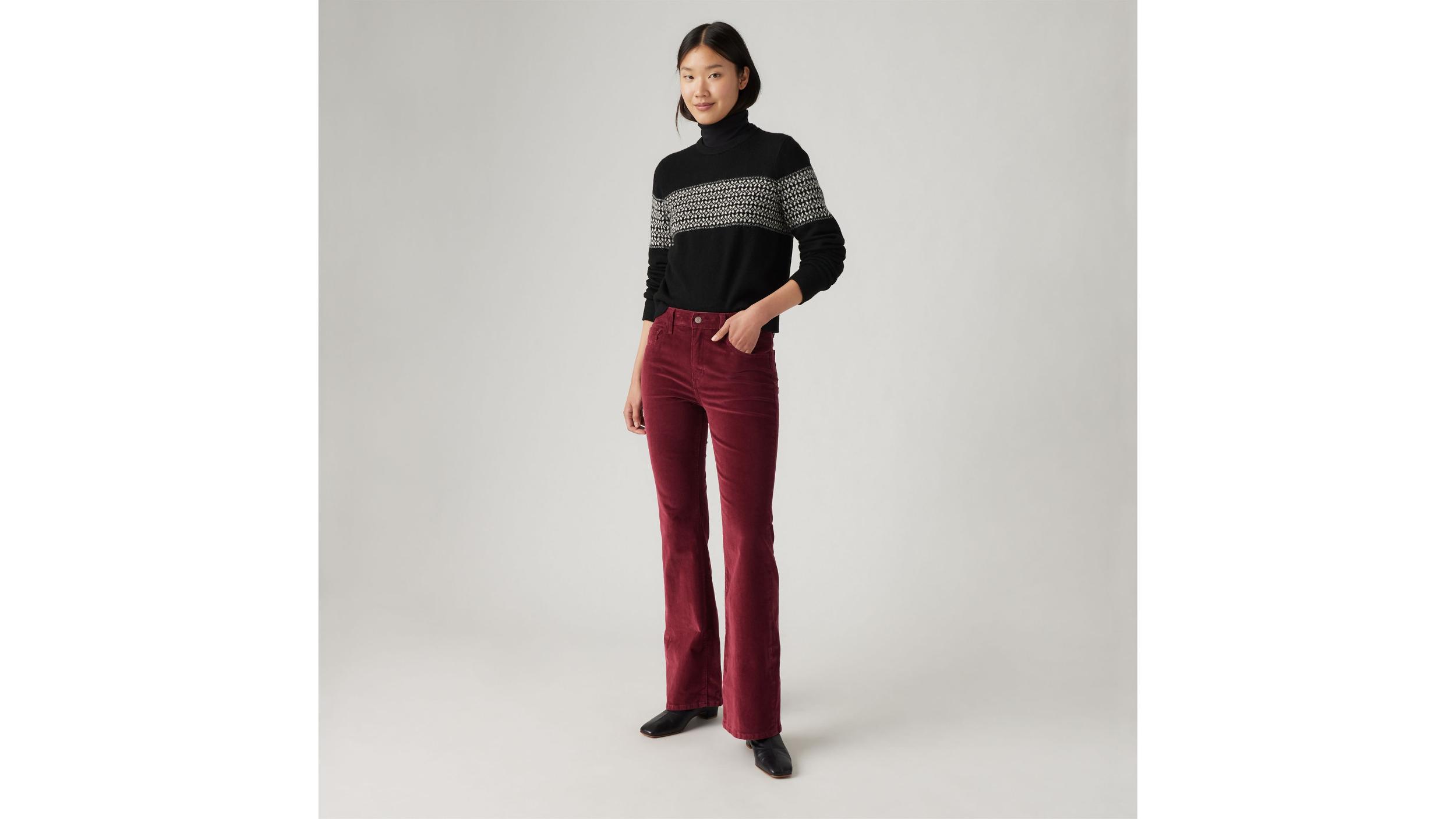 726 High Rise Flare Corduroy Women's Jeans Product Image