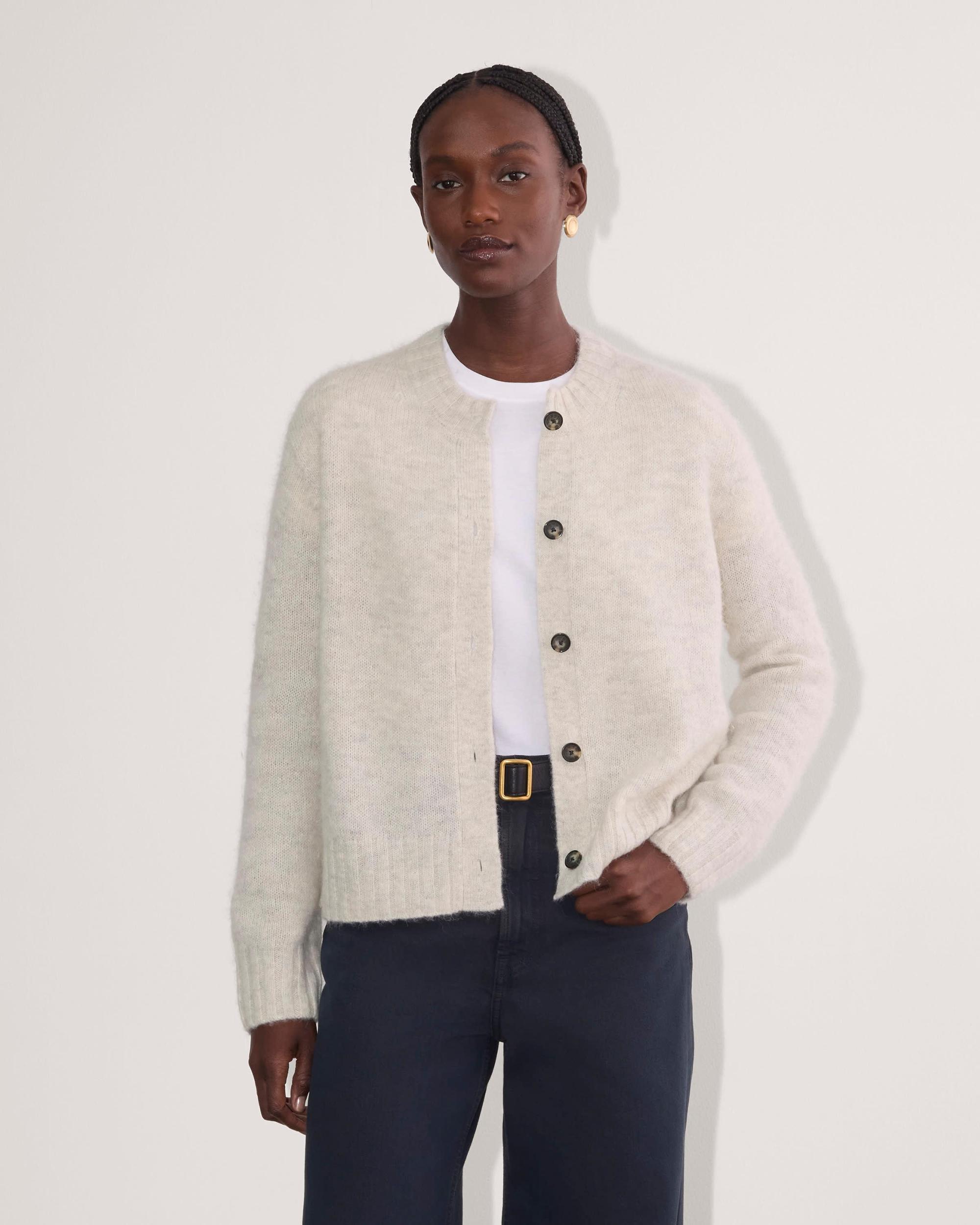 The Crew Cardigan in Alpaca Product Image