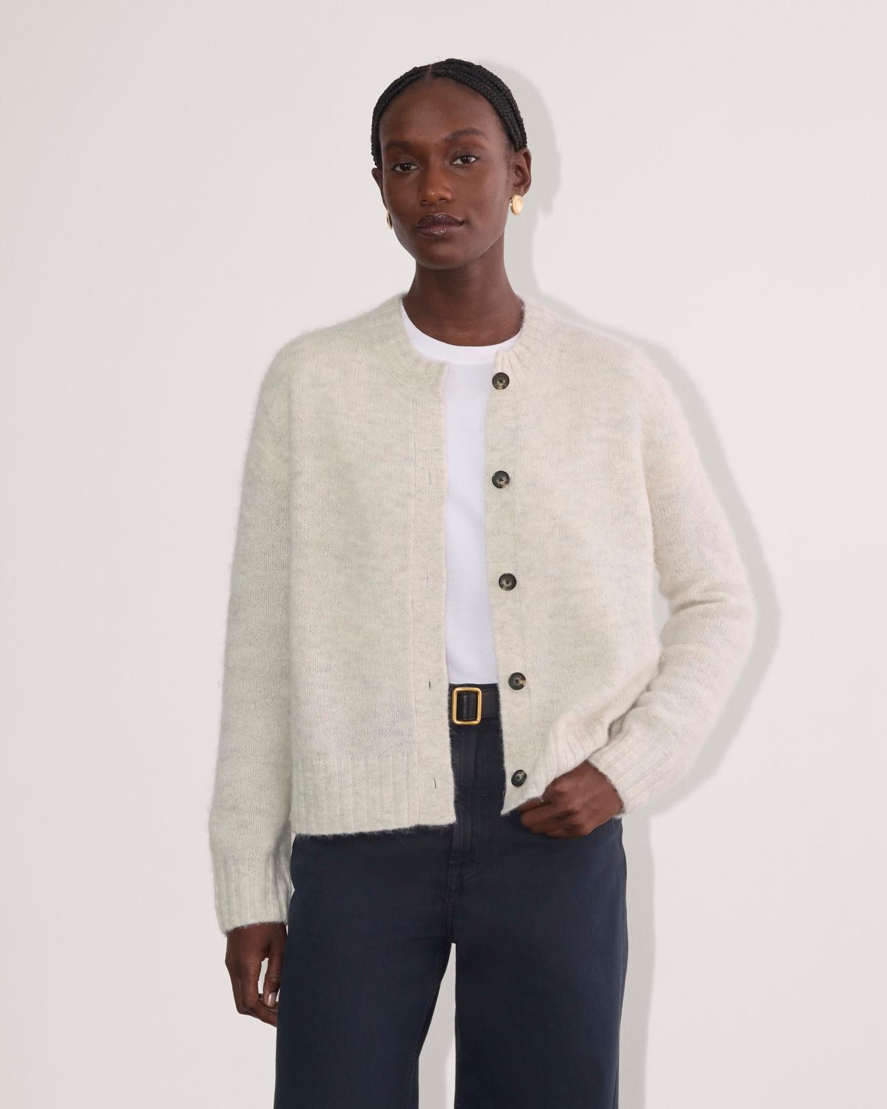 The Crew Cardigan in Alpaca Product Image