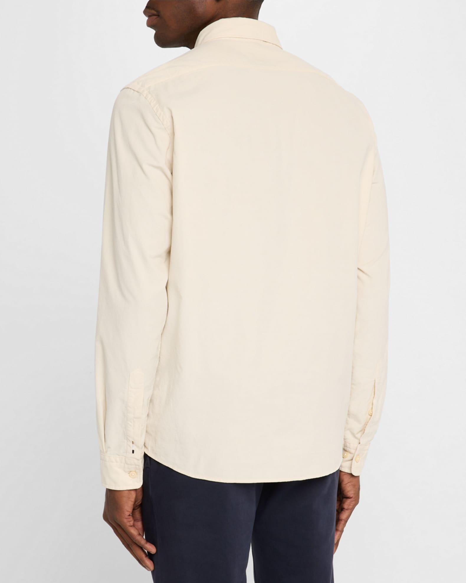 Men's Liam Micro-Corduroy Casual Button-Down Shirt Product Image