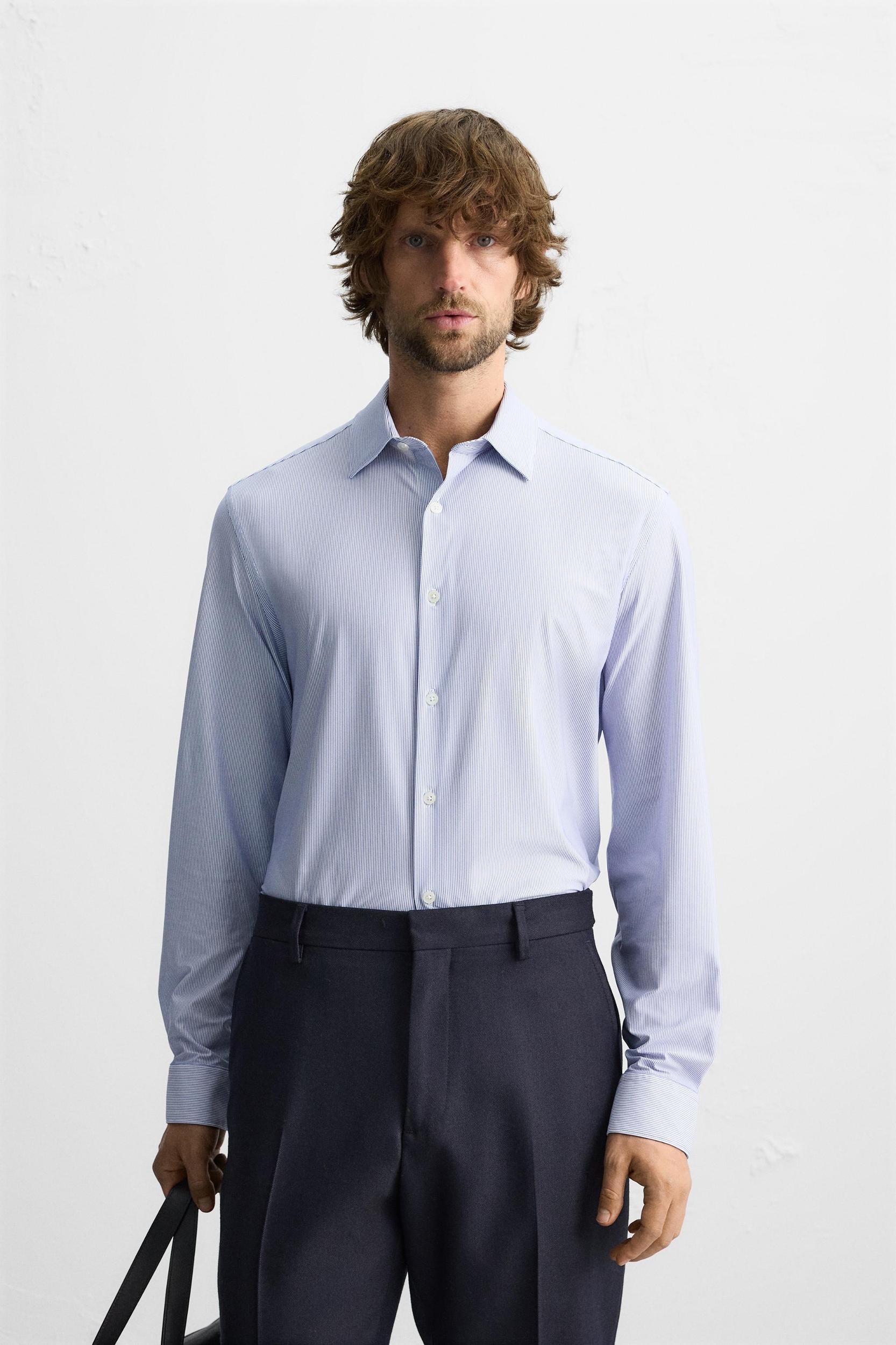 TEXTURED STRETCH SHIRT Product Image