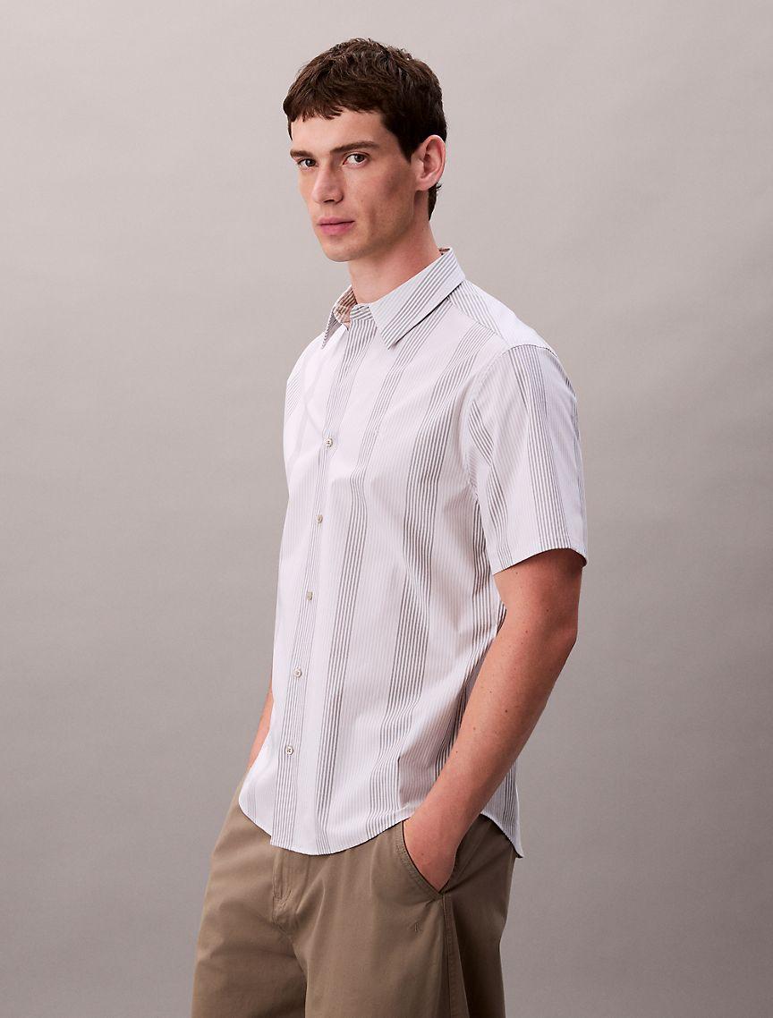 Yarn-Dyed Stripe Stretch Classic Shirt Product Image