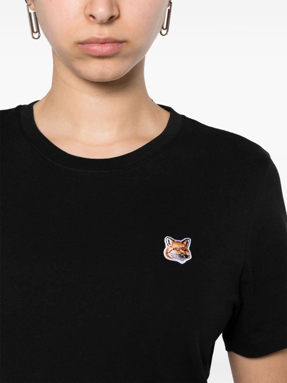 Fox-appliqué T-shirt Product Image