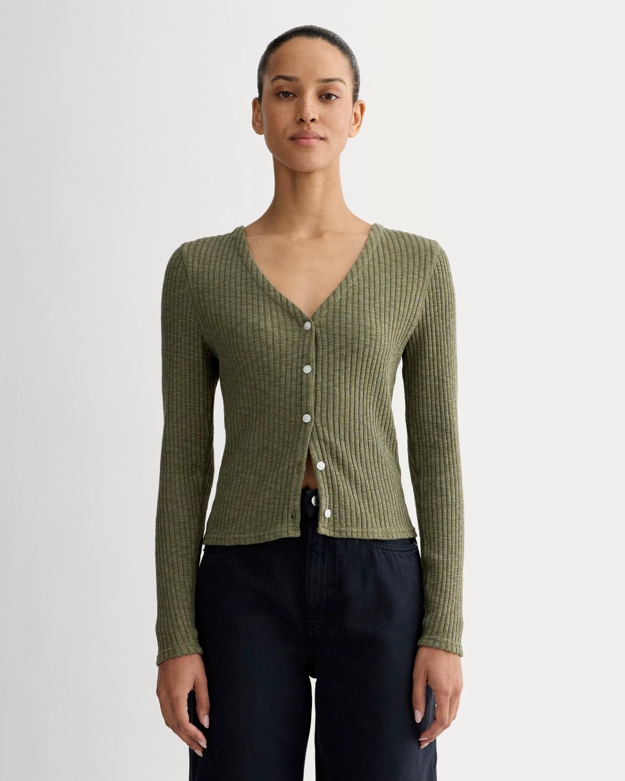 Womens Cozy Rib Cardigan by Everlane Product Image