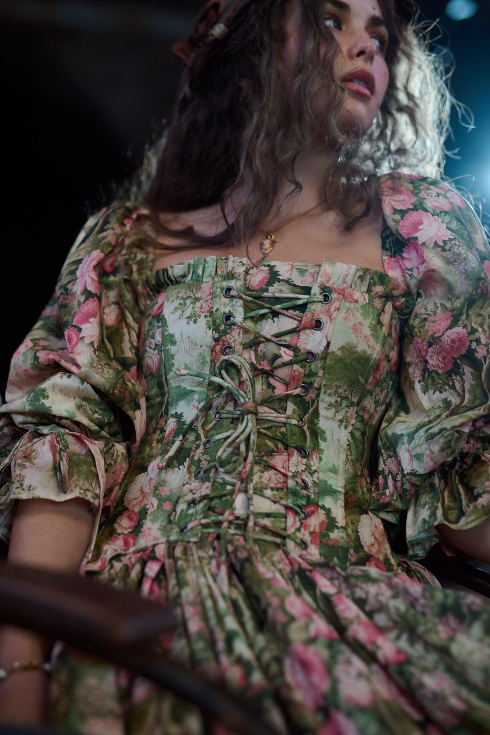 The Castle Tapestry A La Mode Corset Product Image