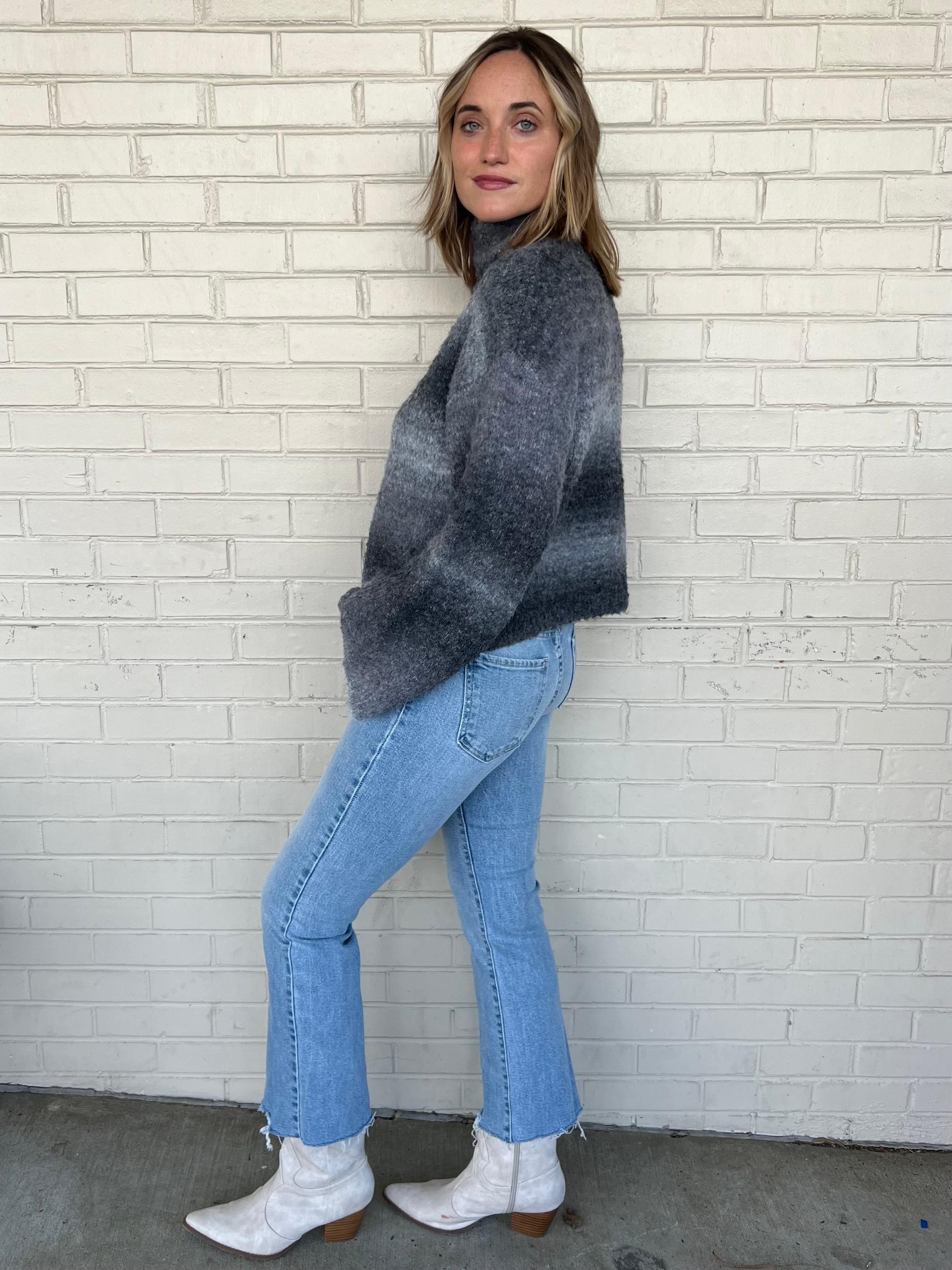 Just A Glimpse Turtleneck Sweater Product Image