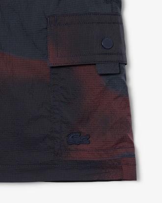 Ombré Print Nylon Cargo Shorts Product Image