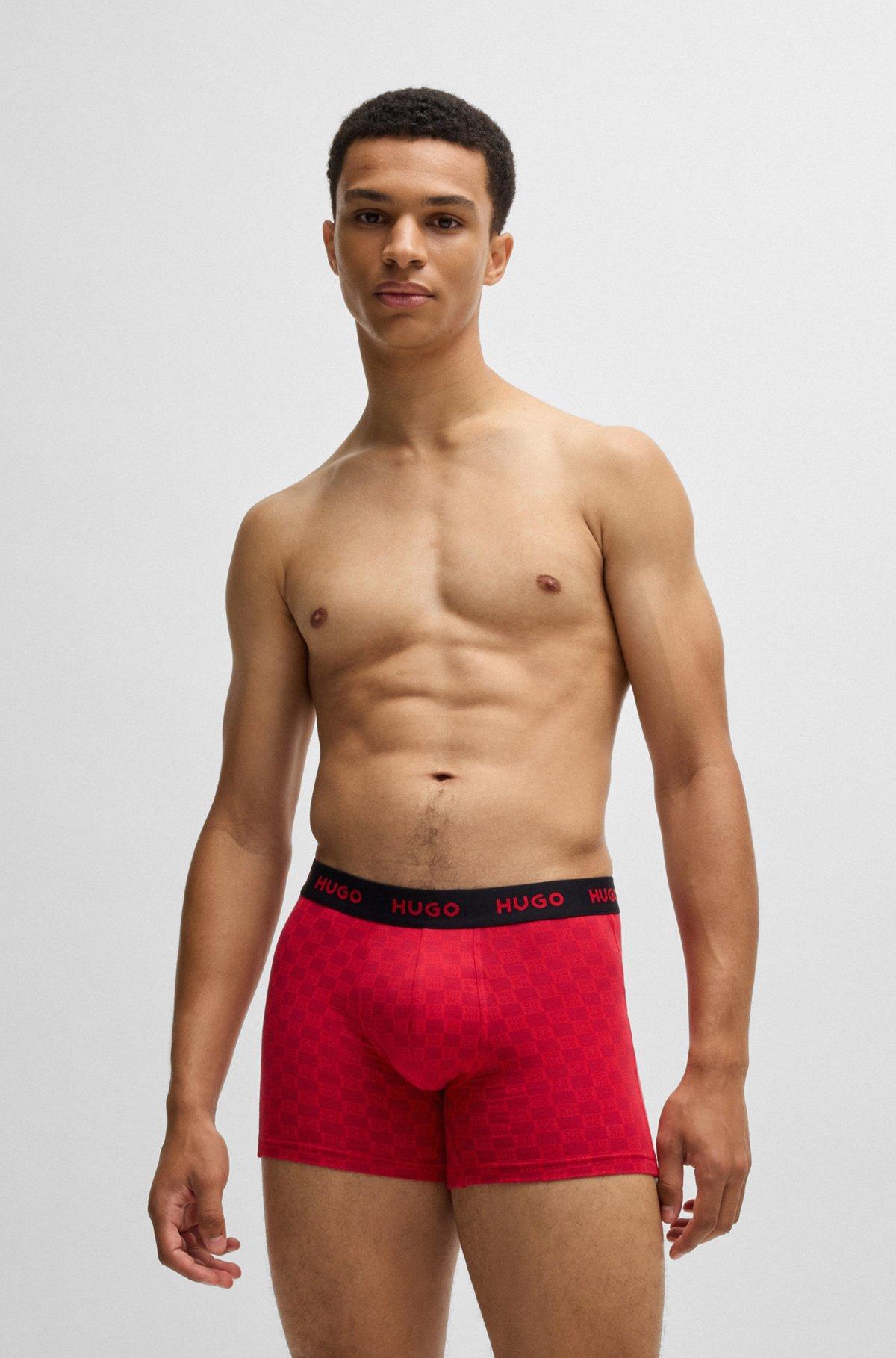 Three-pack of stretch-cotton boxer briefs Product Image