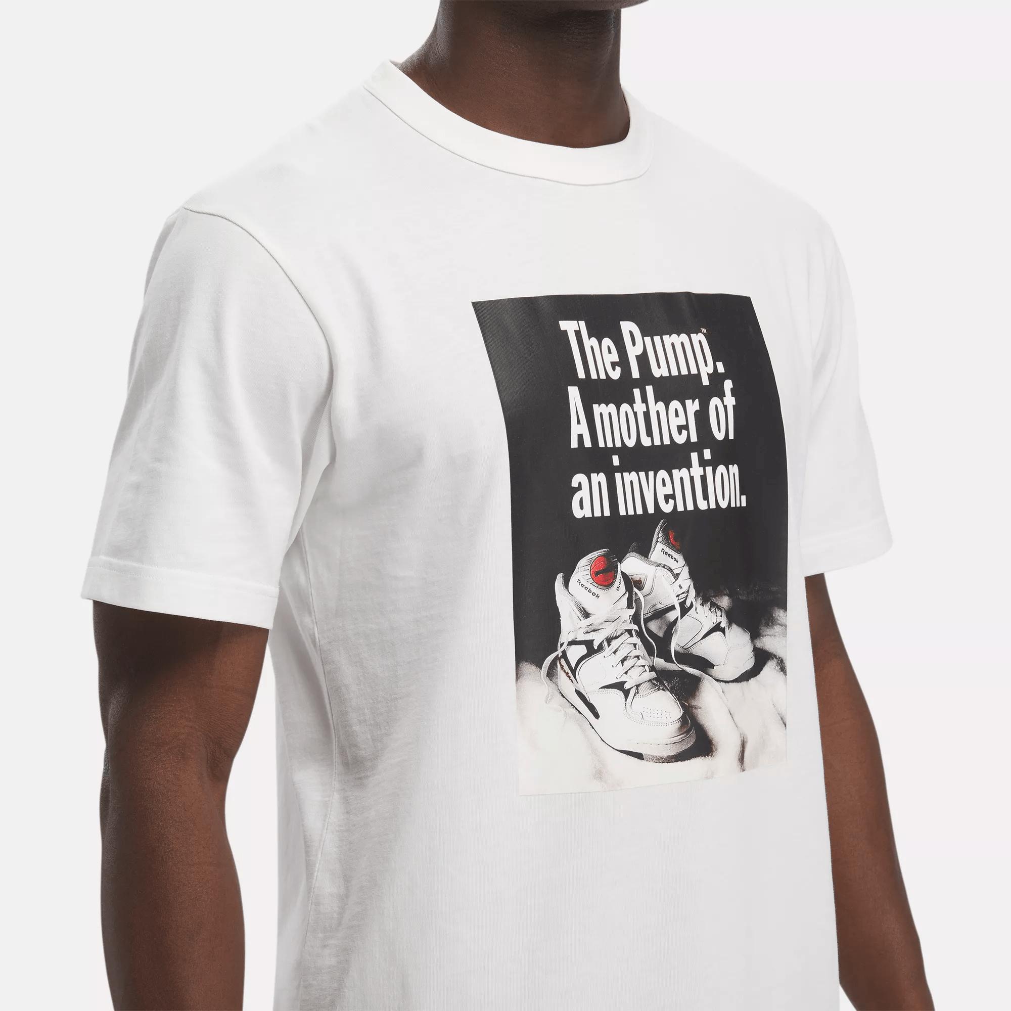 Men's Basketball Pump Graphic T-Shirt Male Product Image