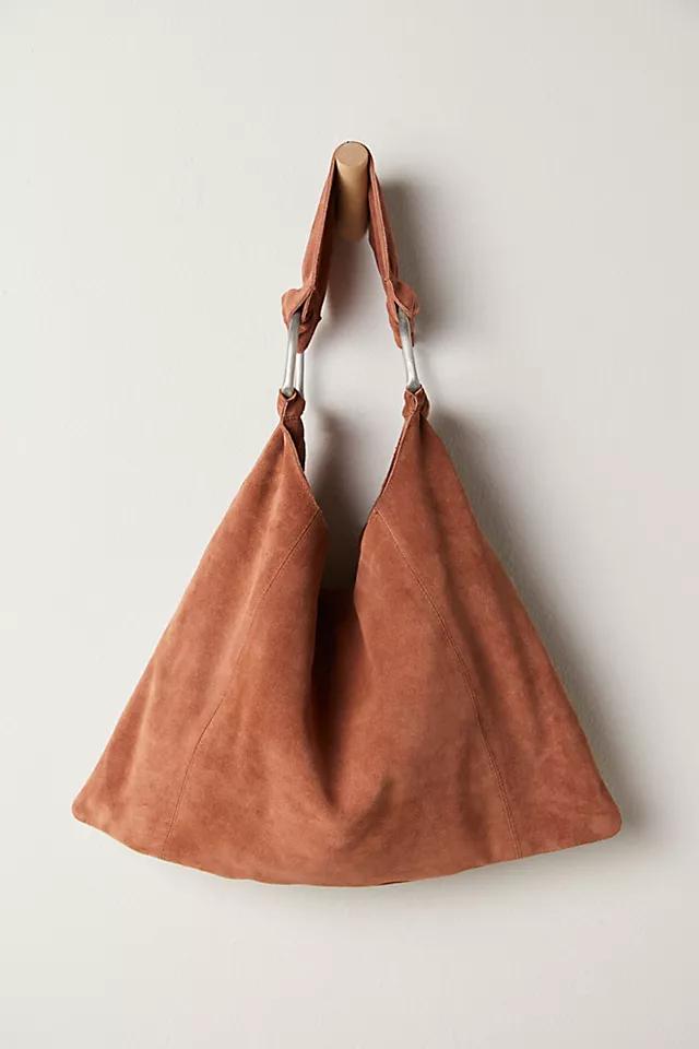 Bobbi Slouch Suede Tote Product Image