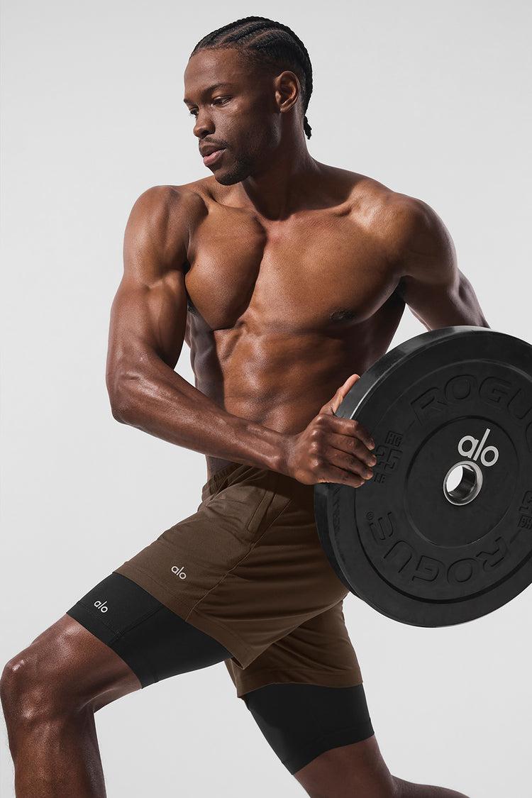 Conquer React 2-In-1 Performance Short - Espresso/Black Product Image