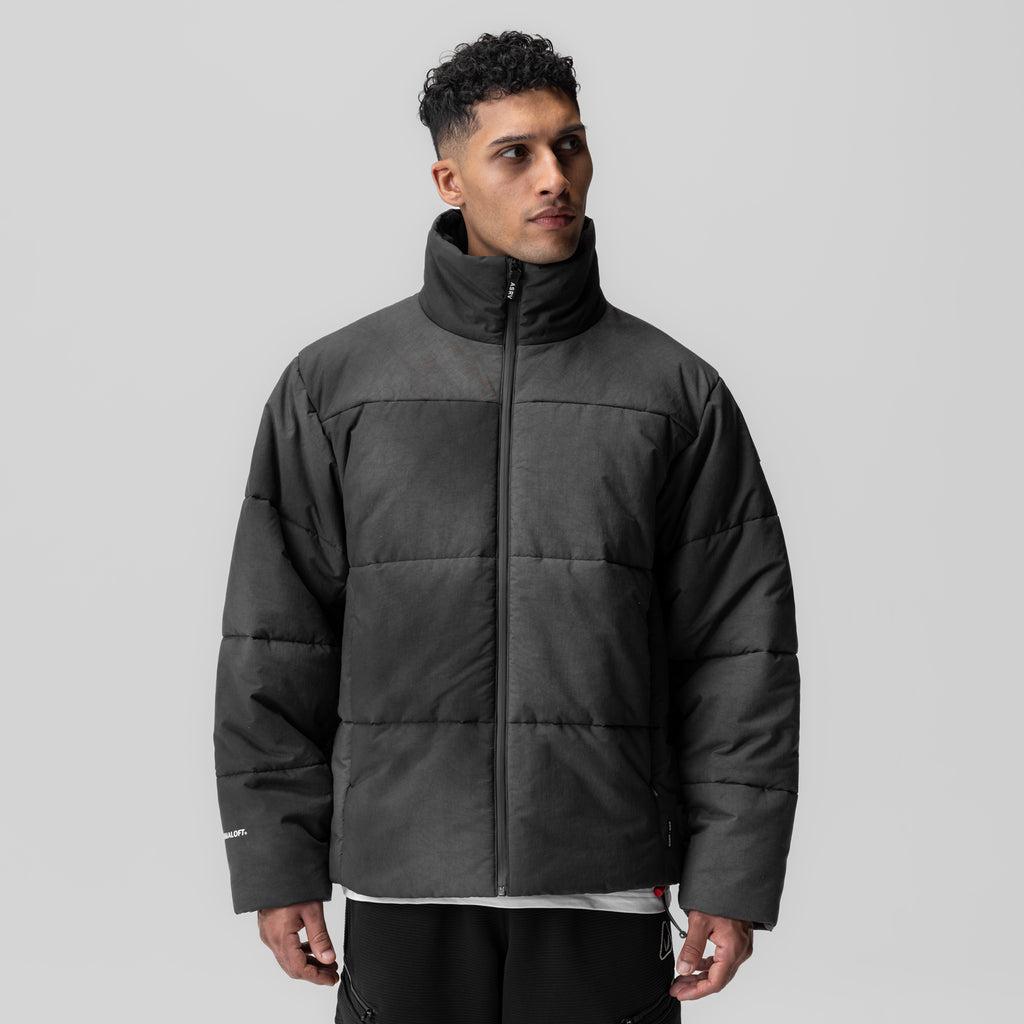 0900. PrimaLoft® Weather-Ready Puffer Jacket - Black "Wave Dye" Product Image