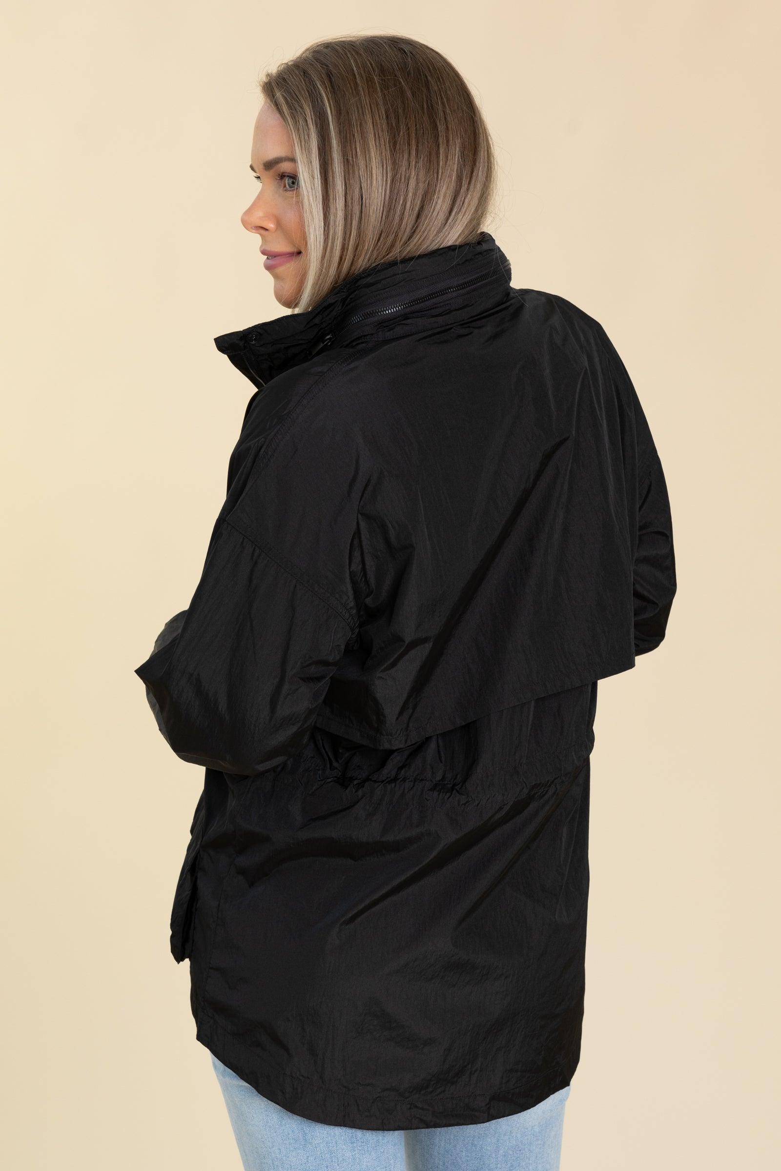 Parachute Long Sleeve Front Pocket Jackets Product Image