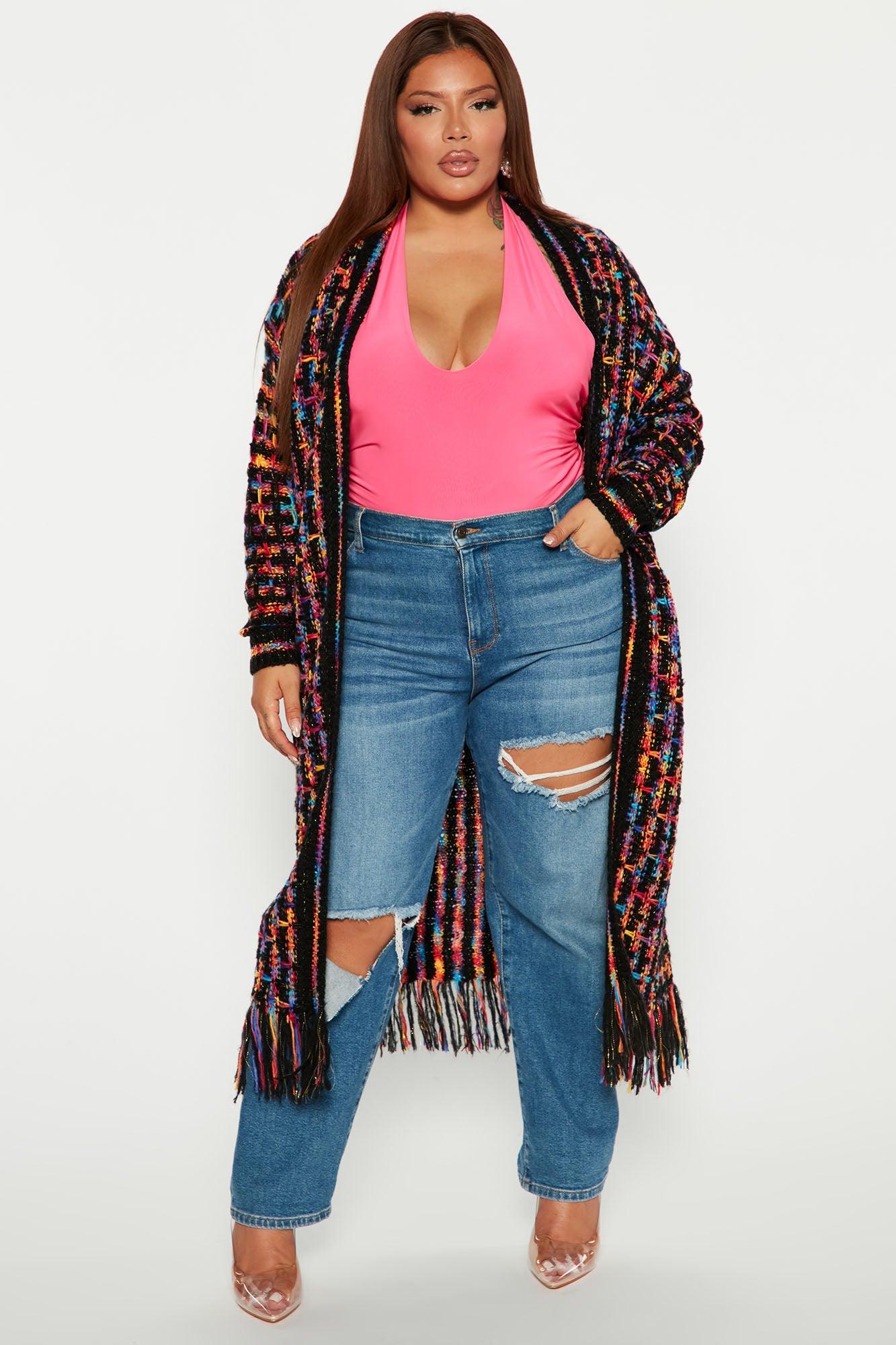 Paint The Skies Cardigan - Black/combo Product Image