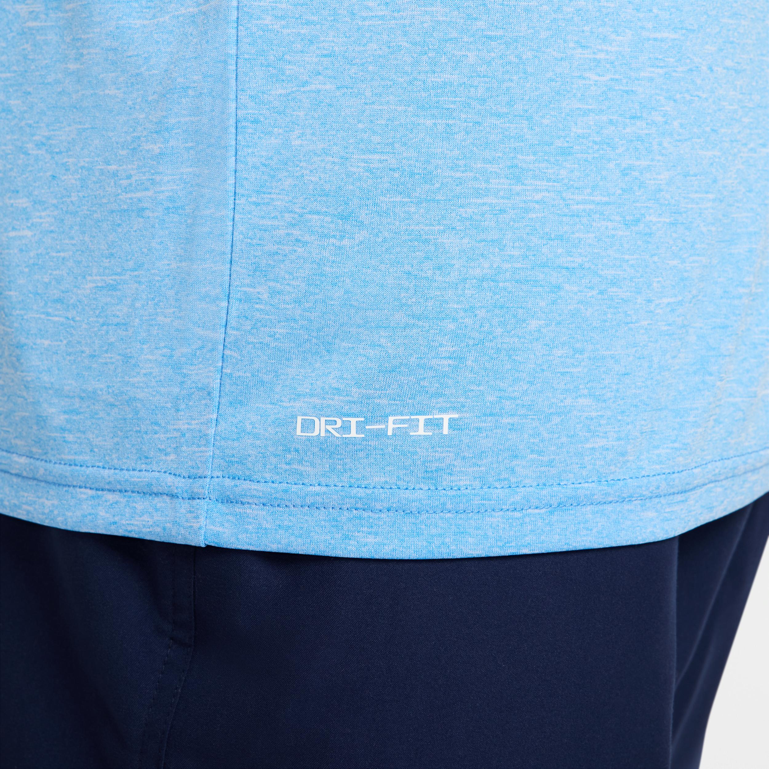 Nike Men's Heathered Long-Sleeve Hydroguard Swim Shirt Product Image