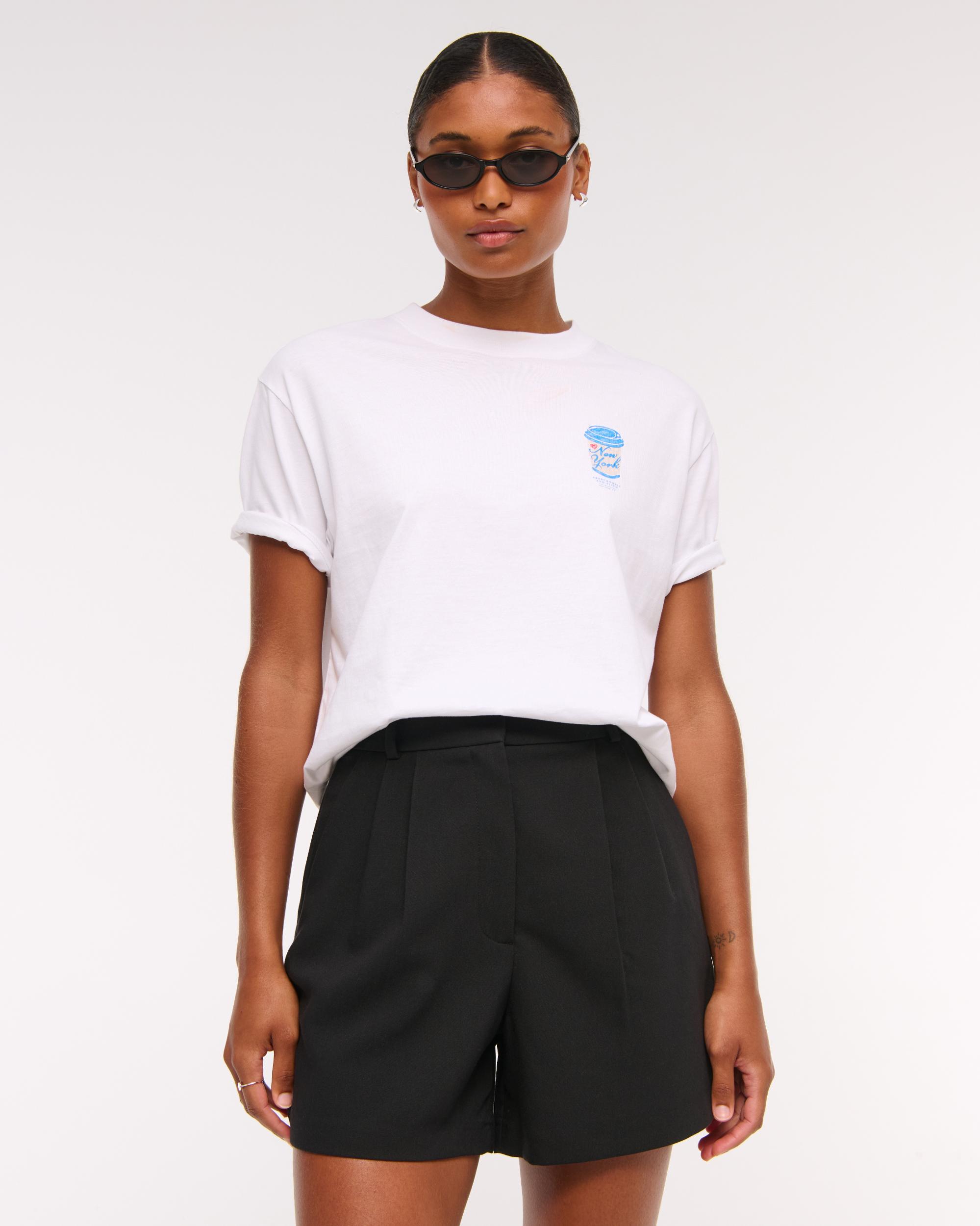 Curve Love A&F Sloane Tailored Short Product Image