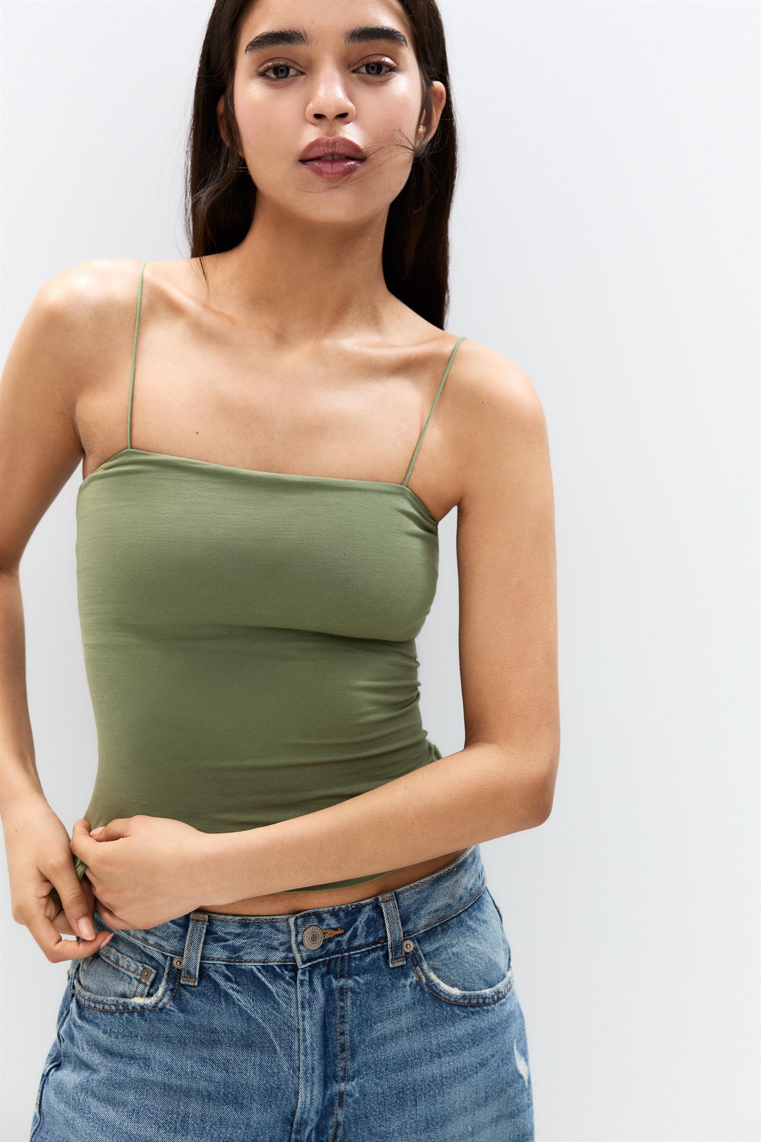 Strappy straight-cut top Product Image