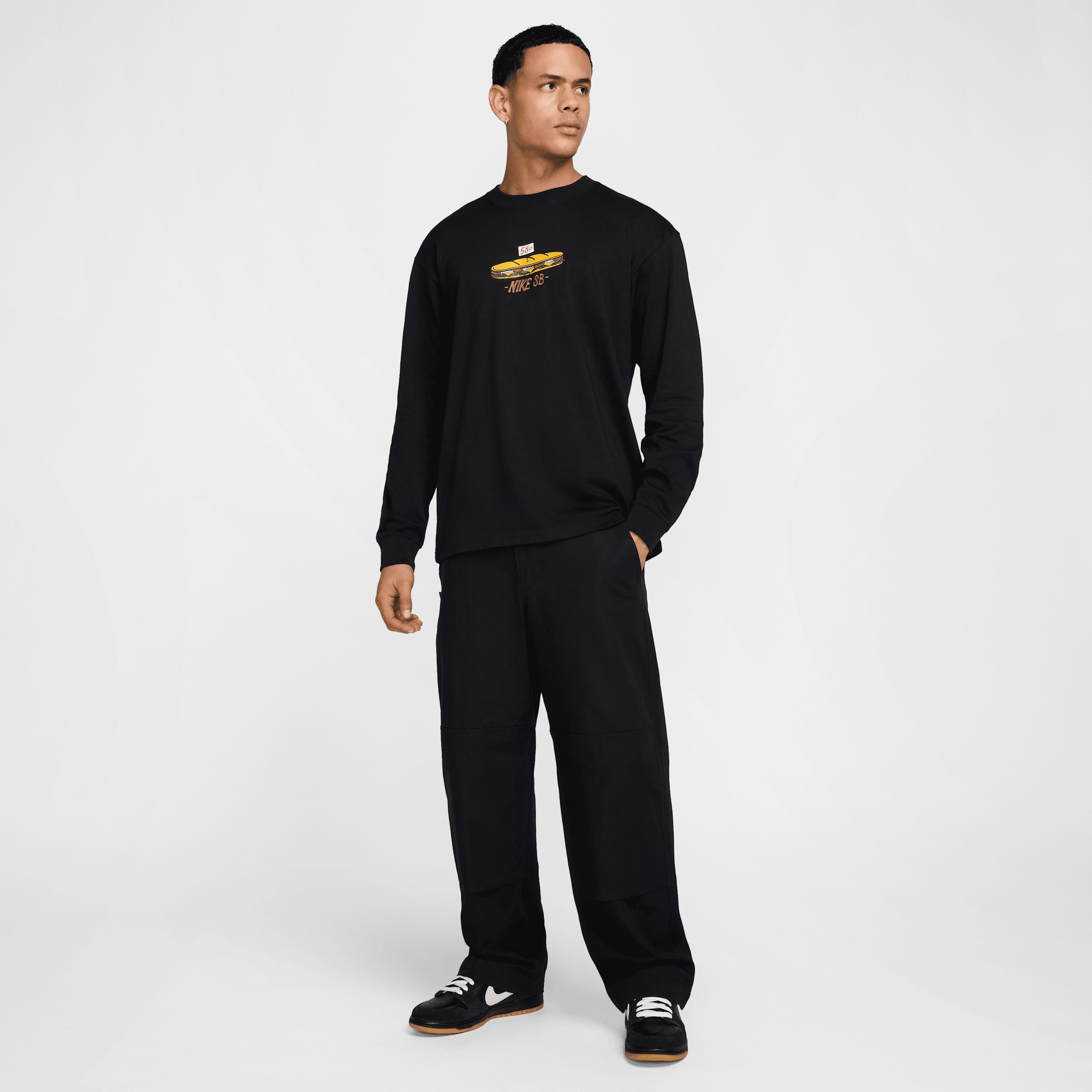Mens Nike SB Long-Sleeved Max90 Skate T-Shirt | HJ0806-010 Product Image