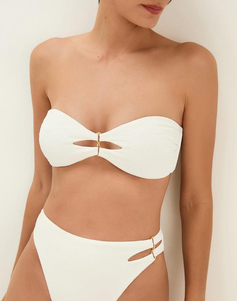 Firenze Solaro Bandeau Top - White Product Image