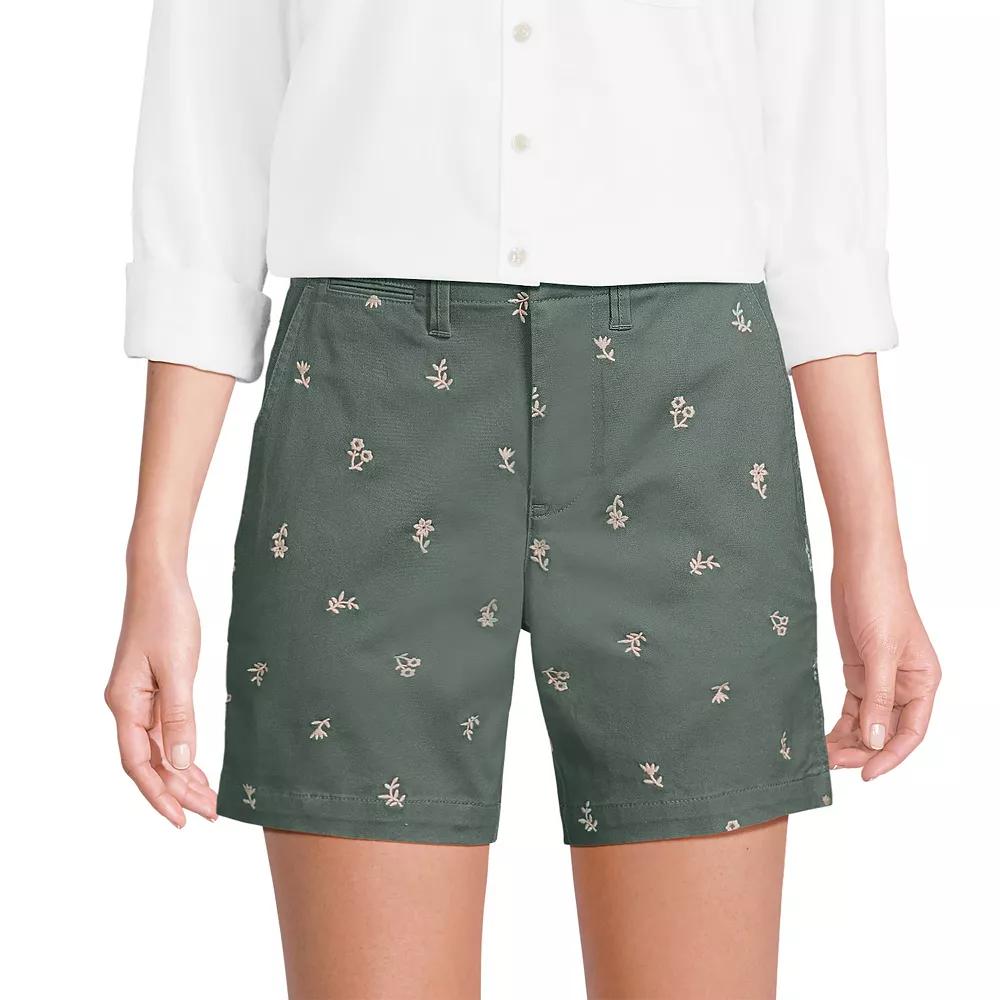 Women's Lands End Classic 7-in. Chino Shorts,  Product Image