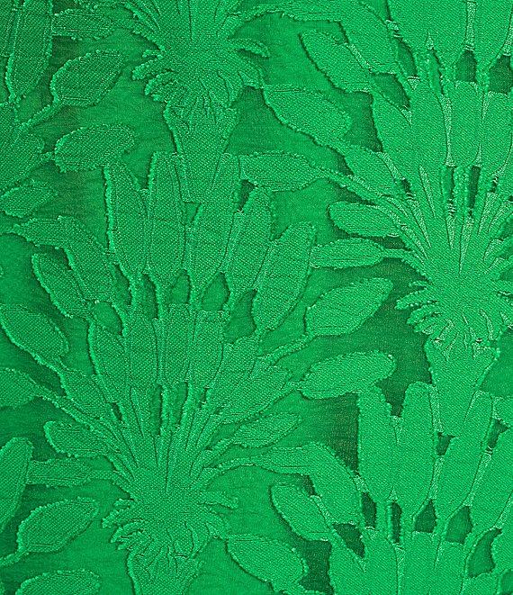 Lilly Pulitzer Sarahlynne Stacked Palm Burnout Sweetheart Tie Neck Sleeveless Maxi Dress Product Image