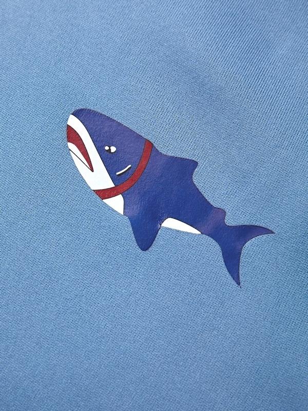 Men's Funny Shark Styling Oversized Hoodie Product Image