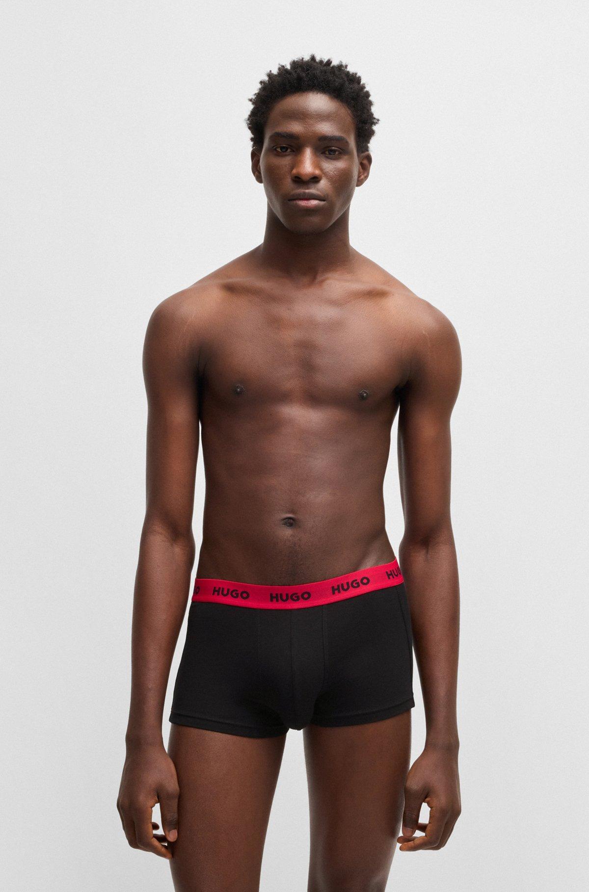 Three-pack of trunks in stretch cotton Product Image