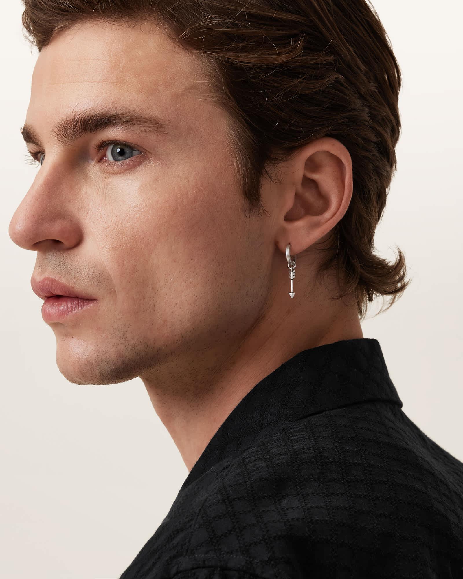 Lia Chunky Necklace WARM SILVER | ALLSAINTS US Product Image