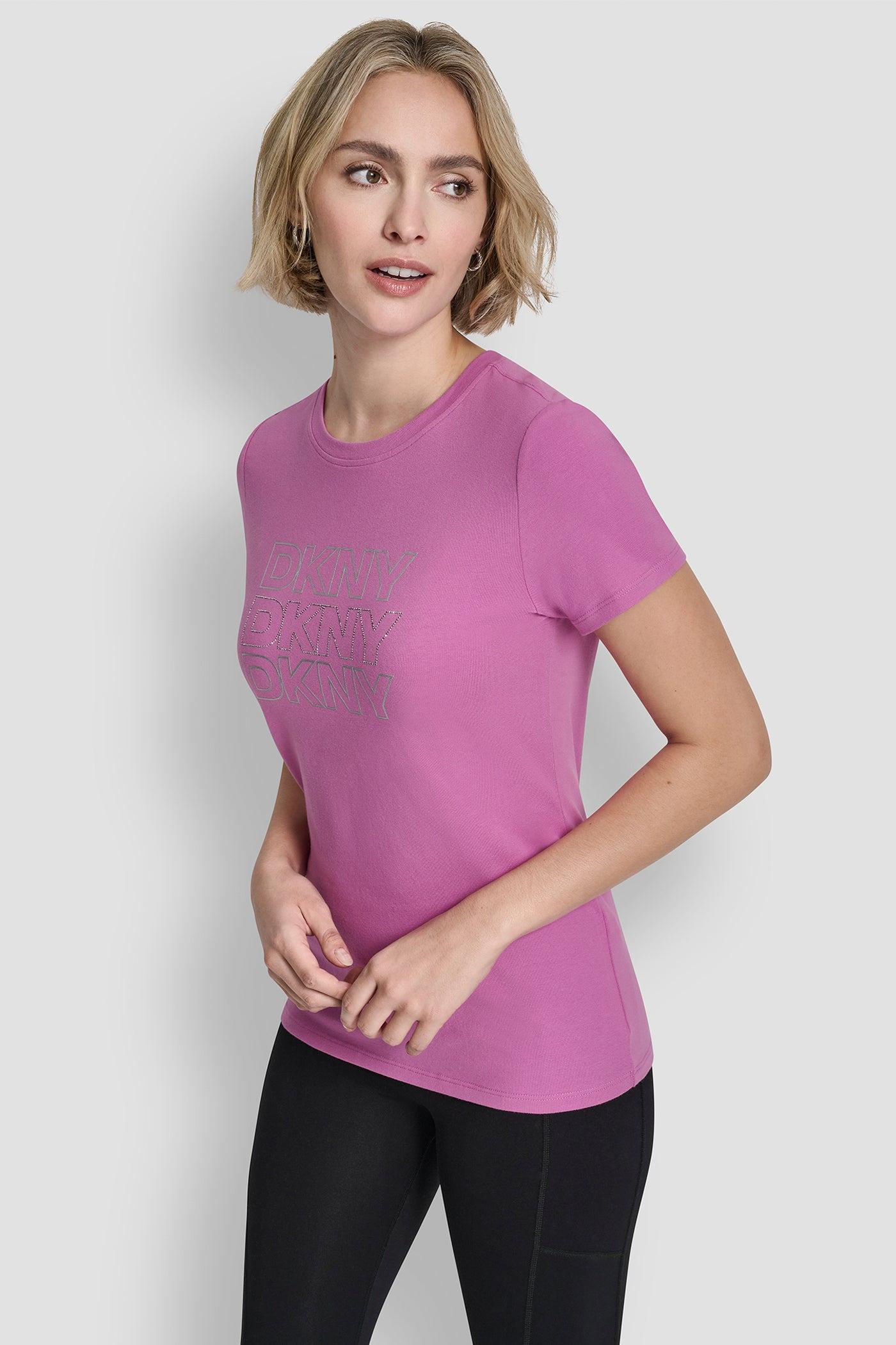 TRIPLE RHINESTONE FOIL LOGO TEE Product Image