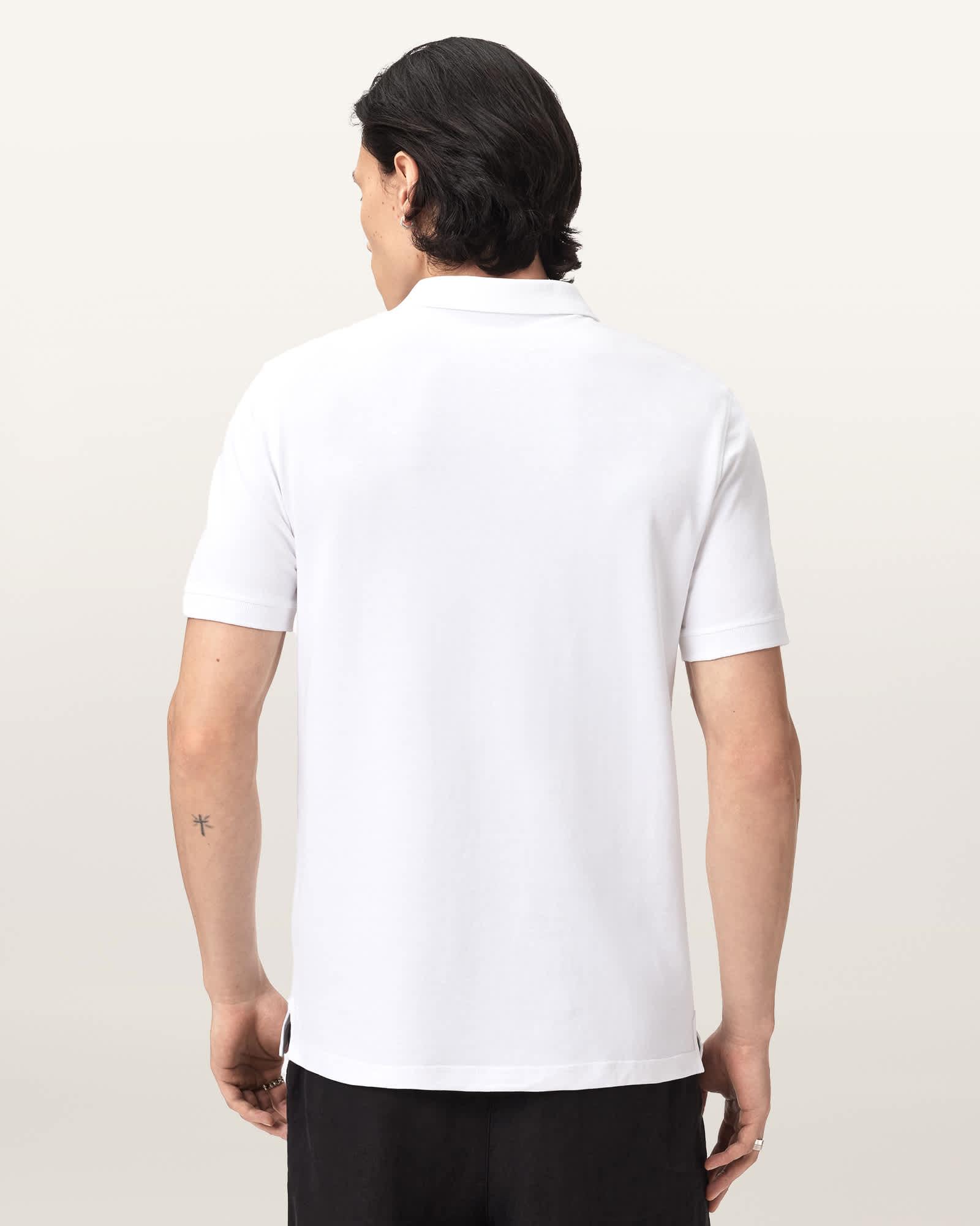 Reform Short Sleeve Polo Shirts 2 Pack WHITE/PITCH GREEN | ALLSAINTS US Product Image
