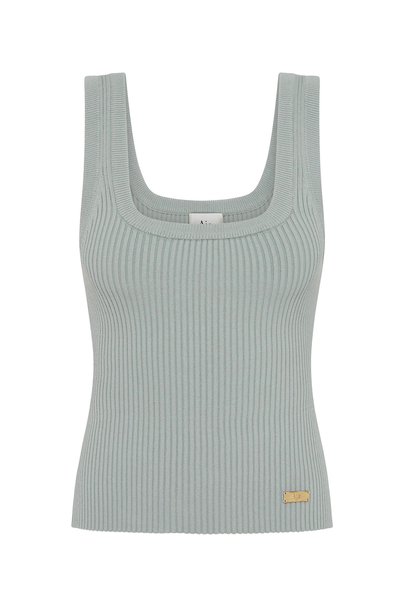 Bronte Scoop Neck Rib Tank Product Image