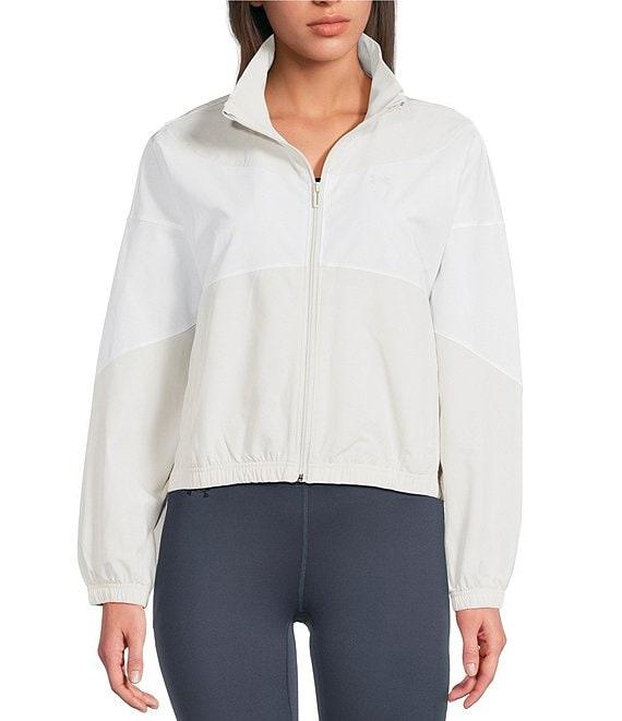 Under Armour Rival Stand Collar Long Sleeve Water Resistant Jacket Product Image