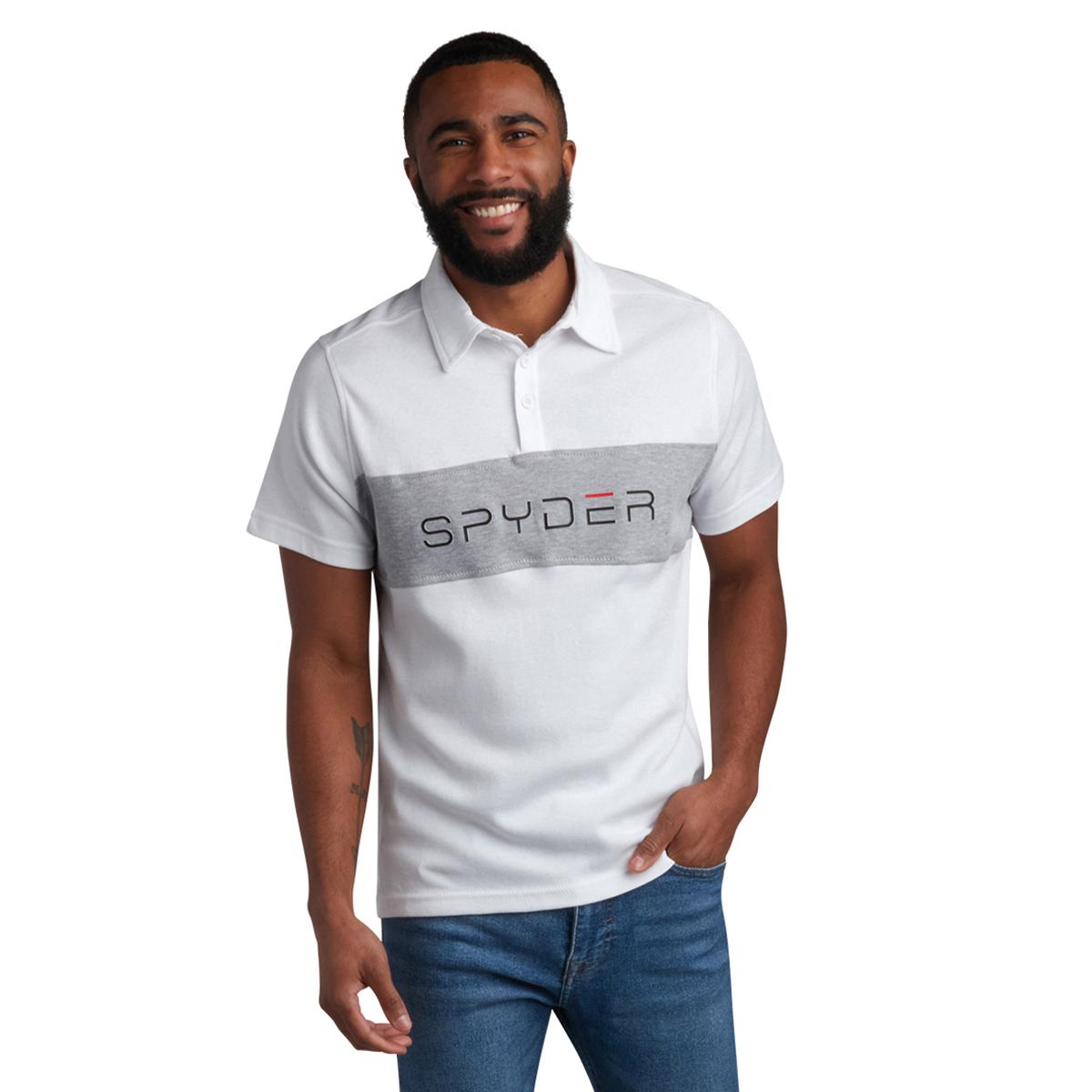 Spyder Men's Interlock Color Block Polo Product Image