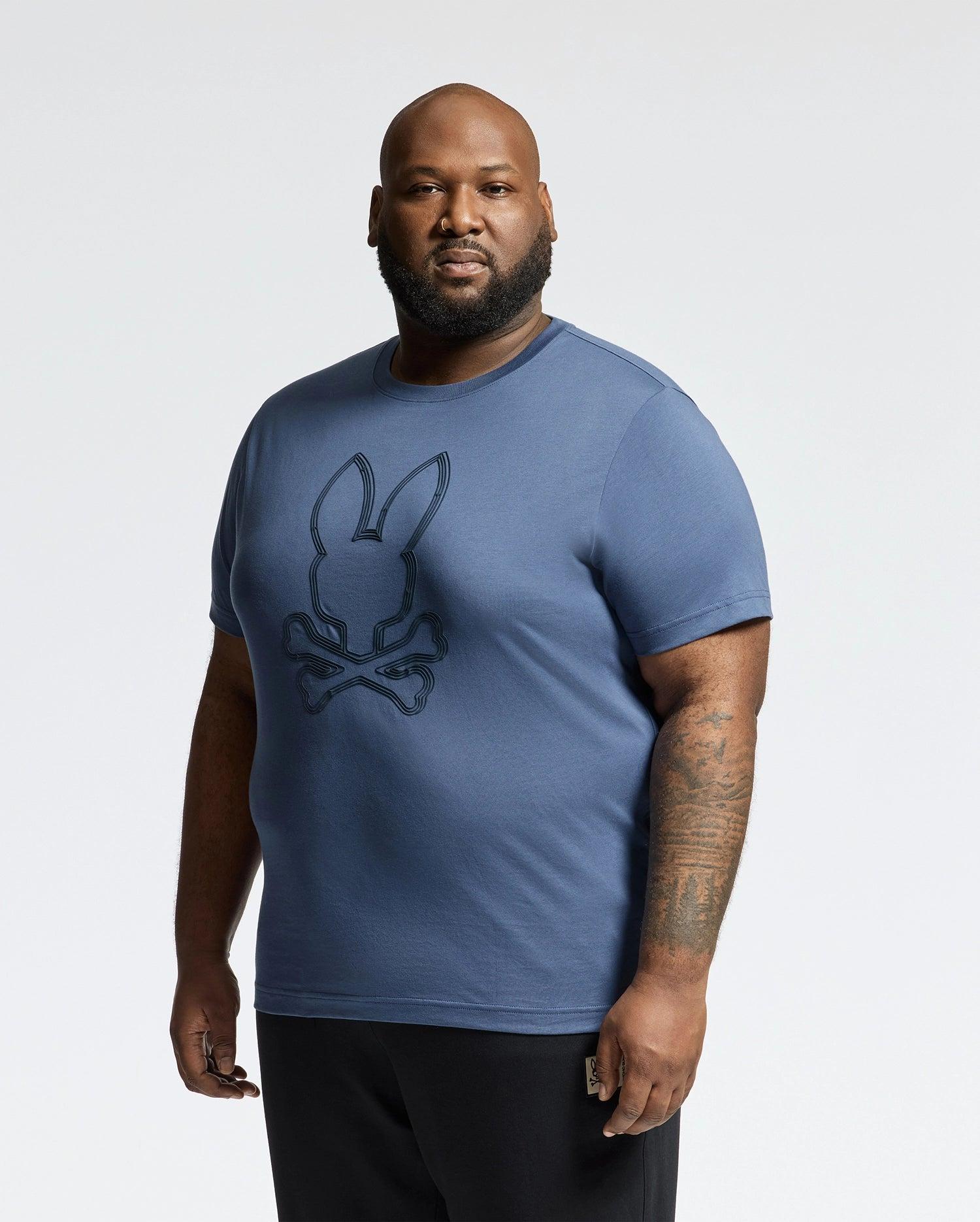 MENS BIG AND TALL MONARC FRONT BUNNY GRAPHIC TEE - B9U211E200 Product Image