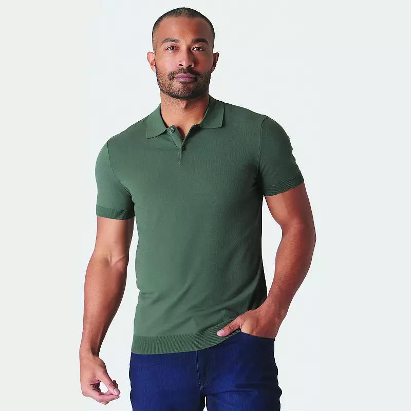 Men's True Classic Stretch Short Sleeve Sweater Polo,  Product Image