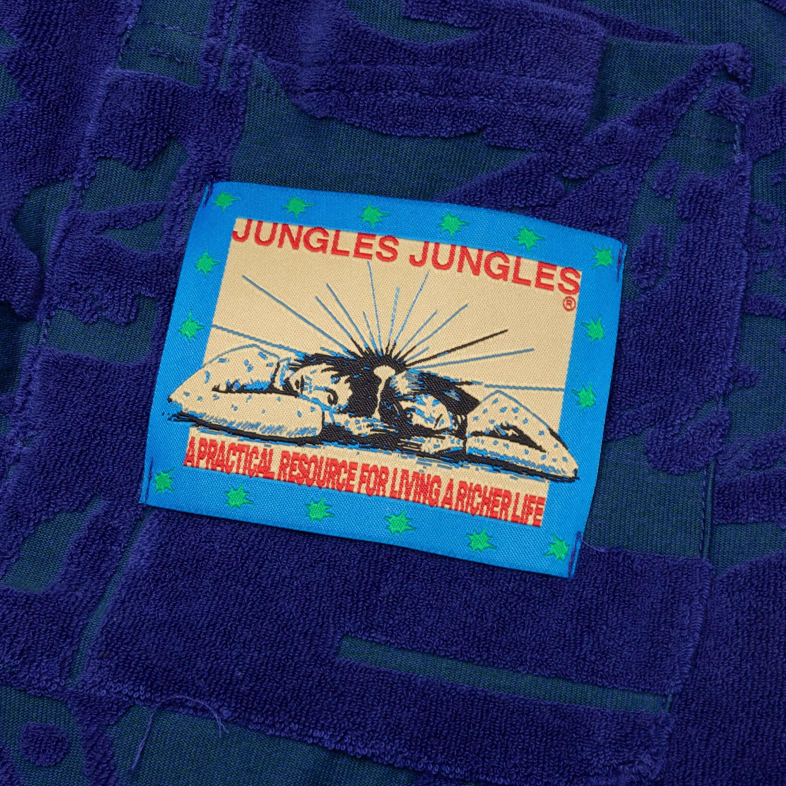 Terry Towelling Short - Blue/Green Male Product Image