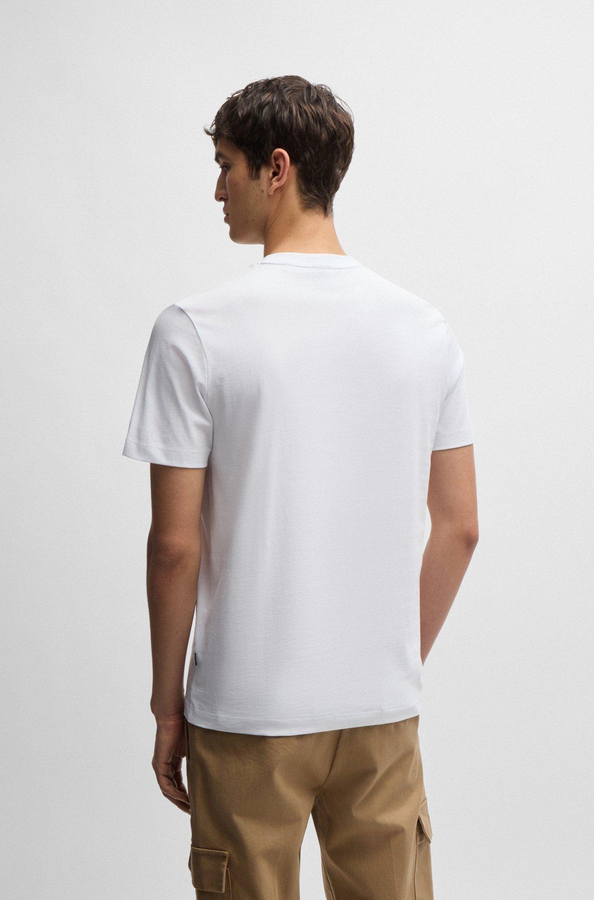 Cotton-jersey T-shirt with logo detail Product Image
