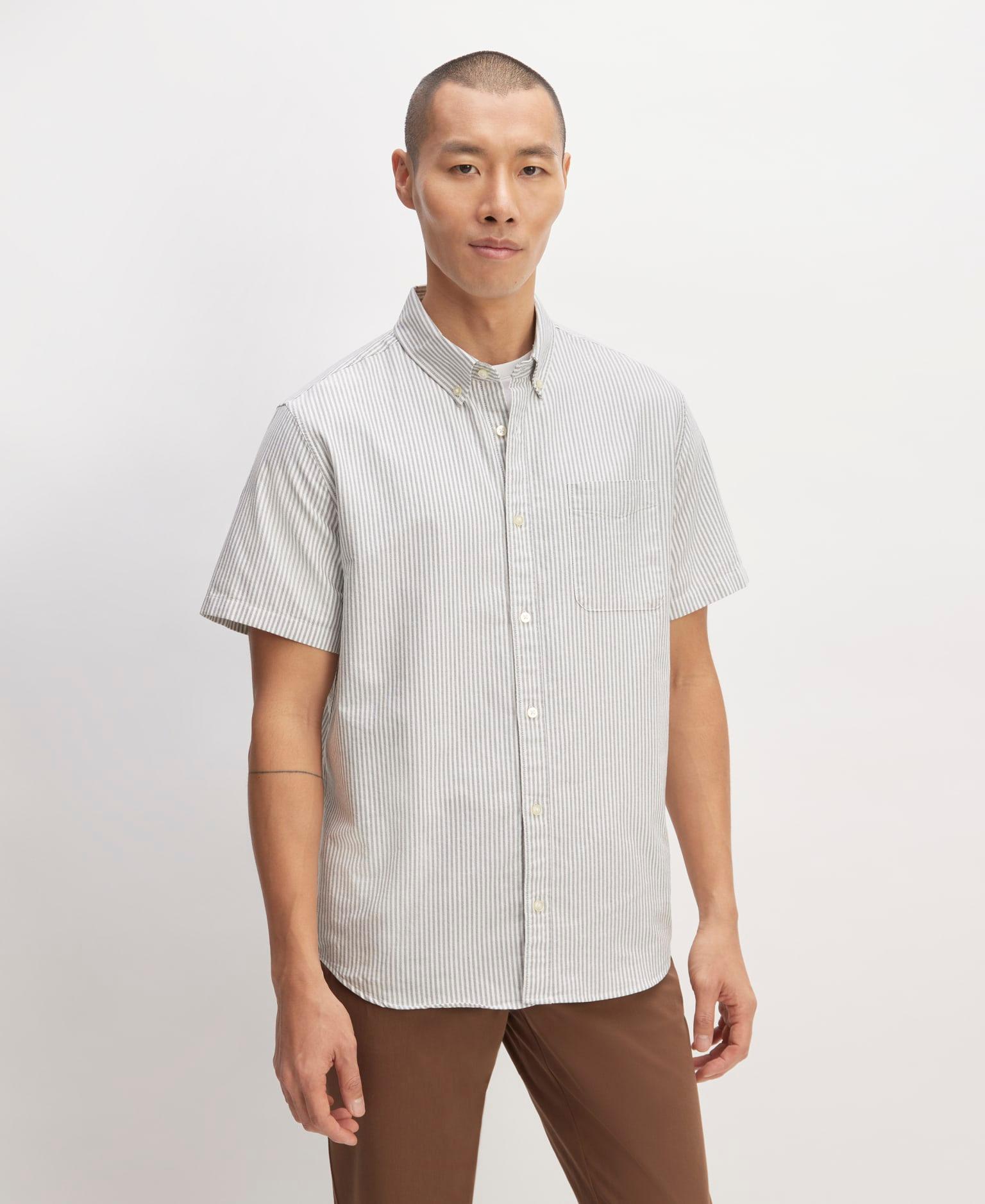 Mens Organic Short Sleeve Oxford Shirt by Everlane Product Image