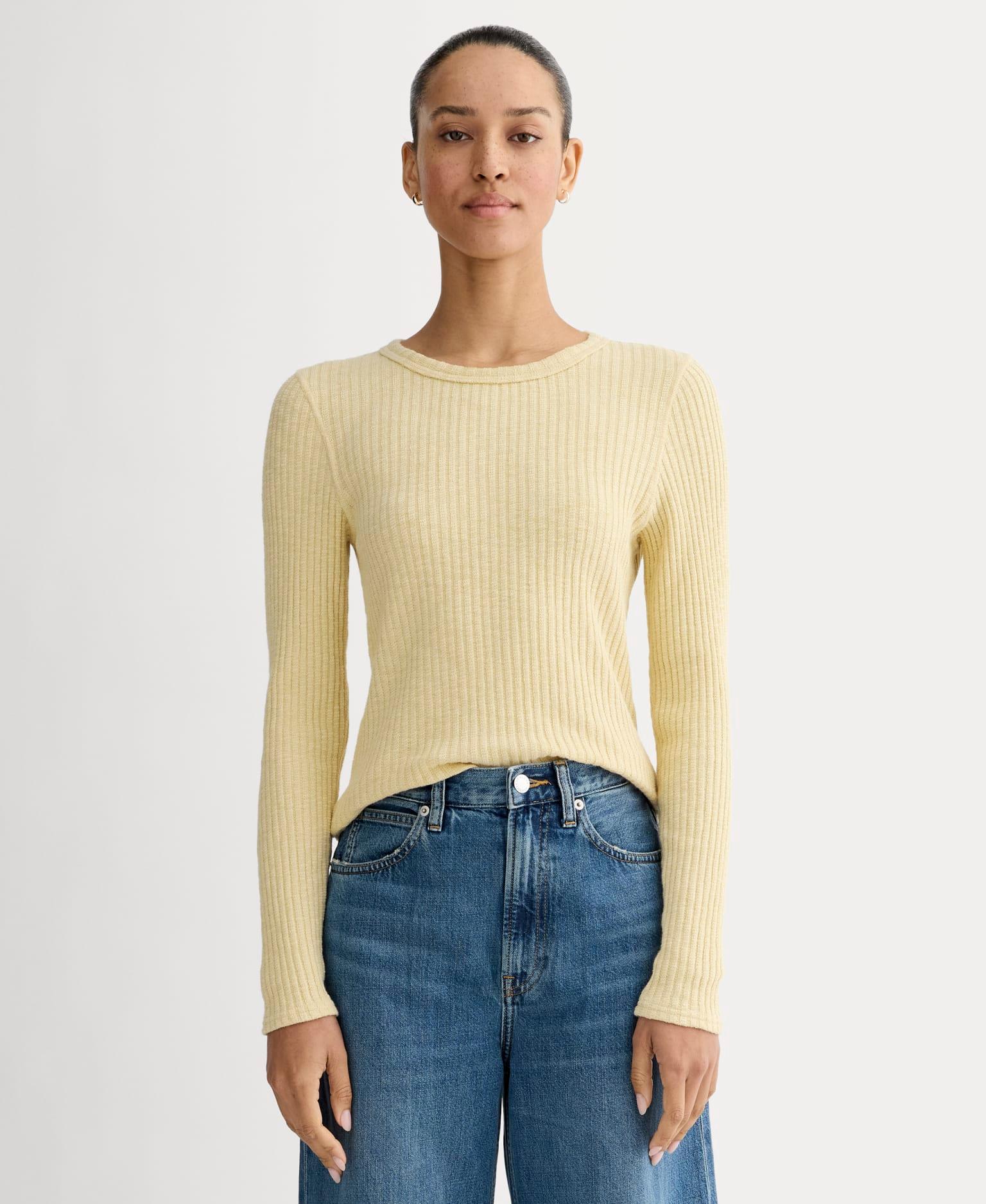 The Cozy Rib Long-Sleeve Tee Product Image