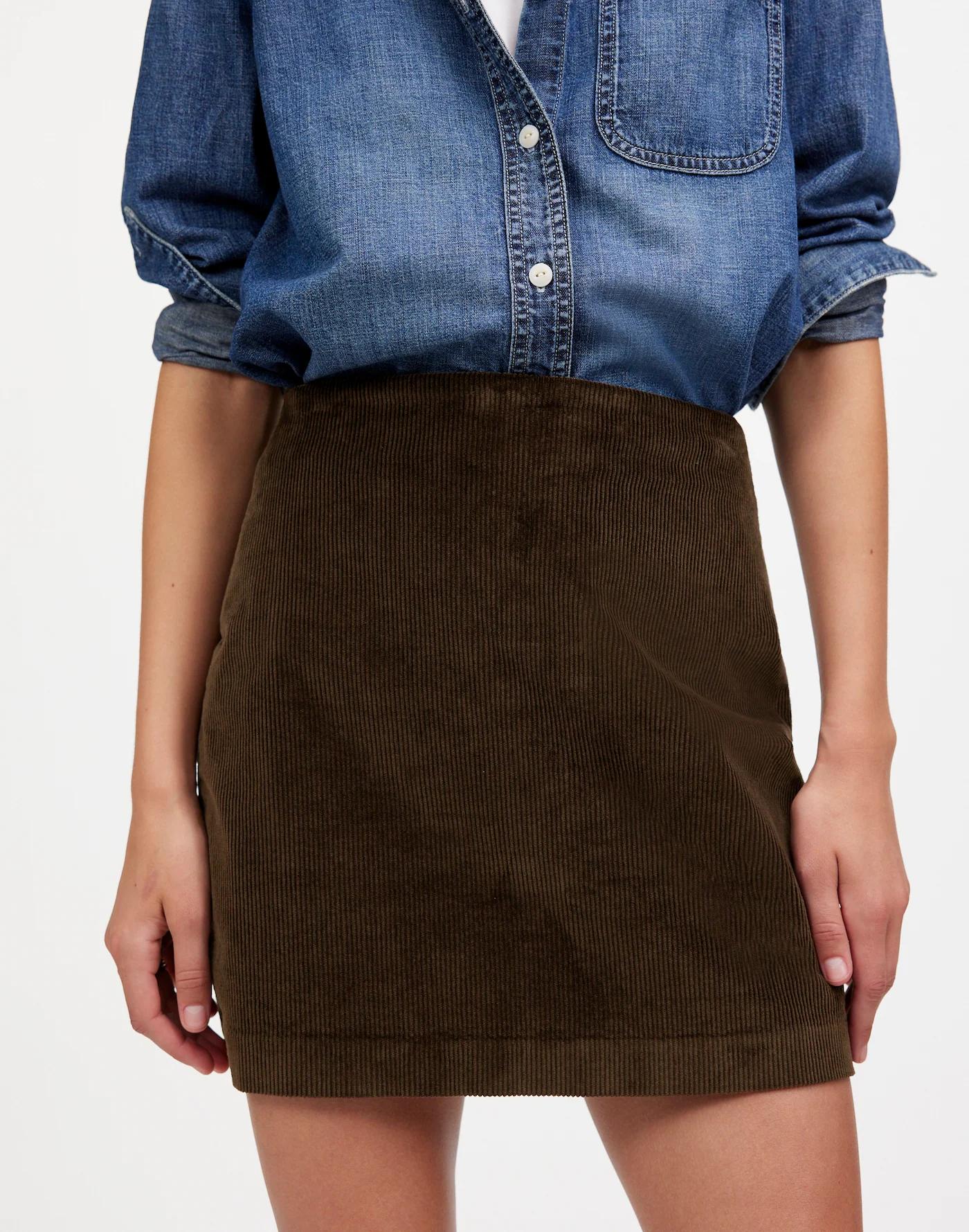 Corduroy Mini Skirt Product Image