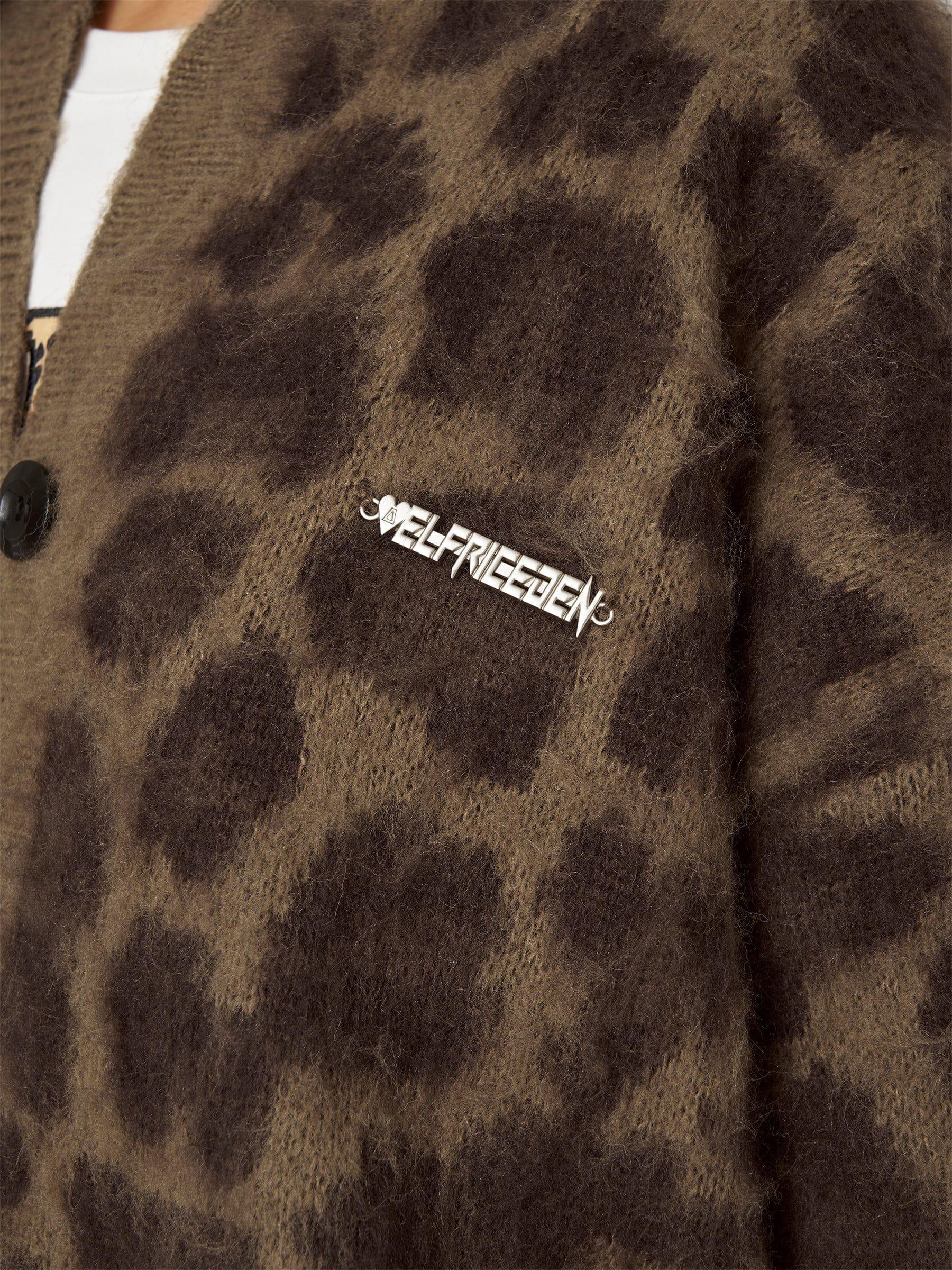 Aelfric Eden Leopard Graphic Cardigan Product Image
