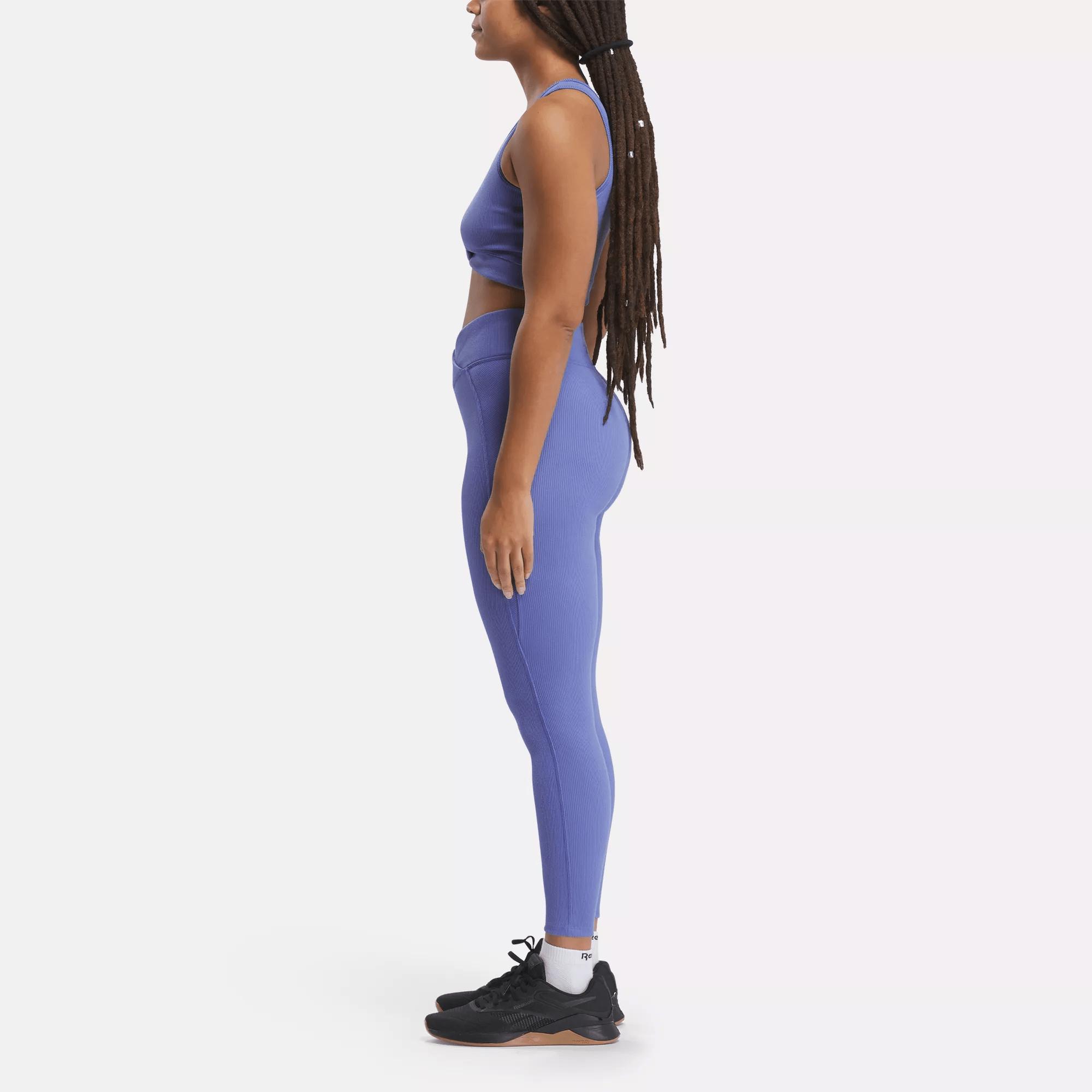 Women's Studio Ribbed High-Rise Leggings Female Product Image