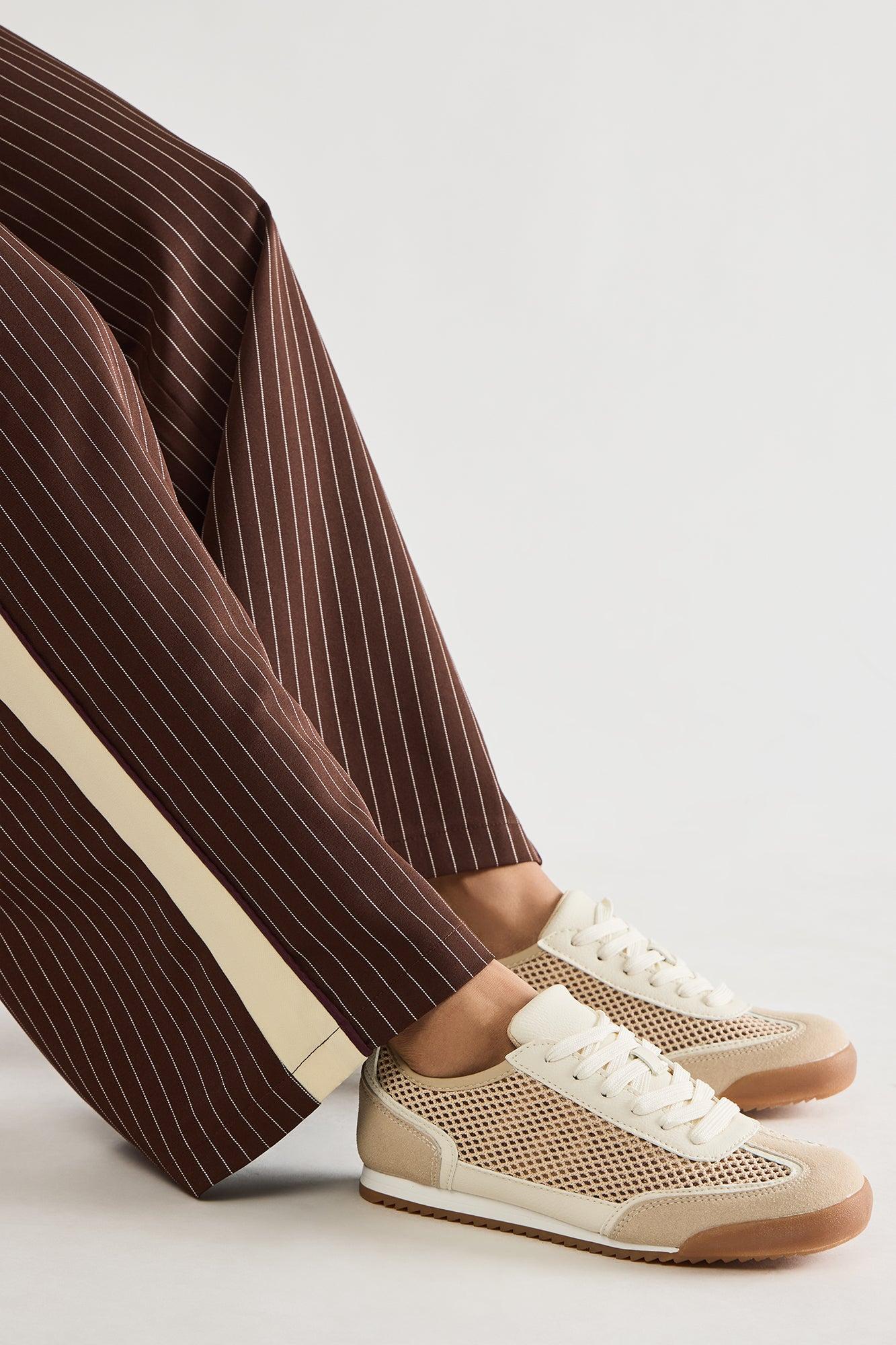 Tyson Knit Sneakers - Beige Product Image