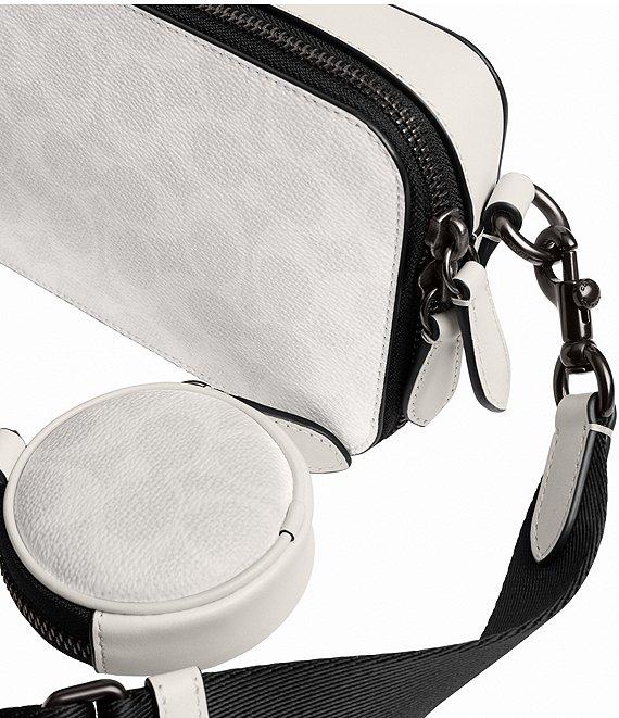 COACH Charter Signature Canvas Leather Slim Crossbody Bag Product Image