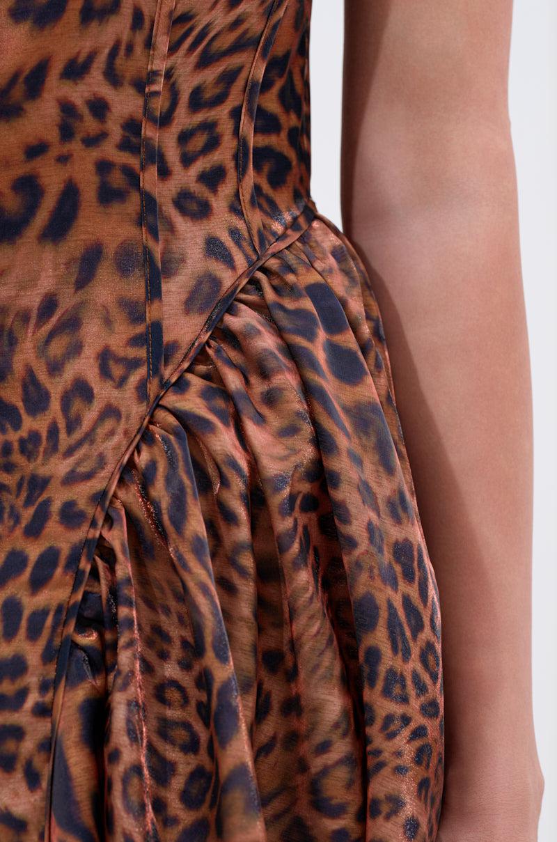 CHEETAH SISTERS MIDI DRESS Product Image