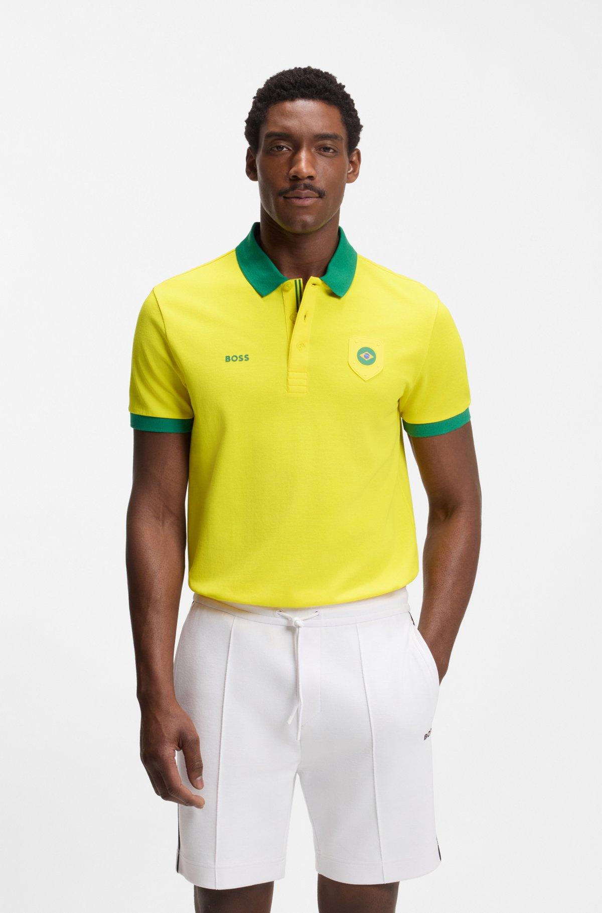 Paddy polo shirt with country flag Product Image